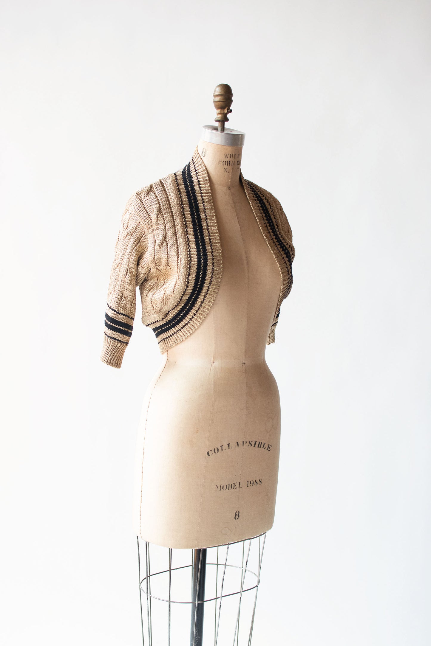 Cable Knit Bolero | Moschino Couture!