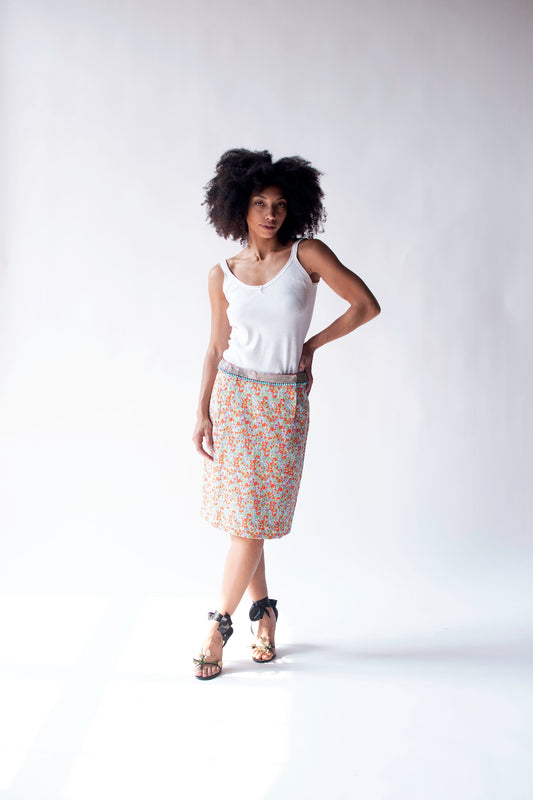 Embroidered Skirt | Gianni Versace FW 1999