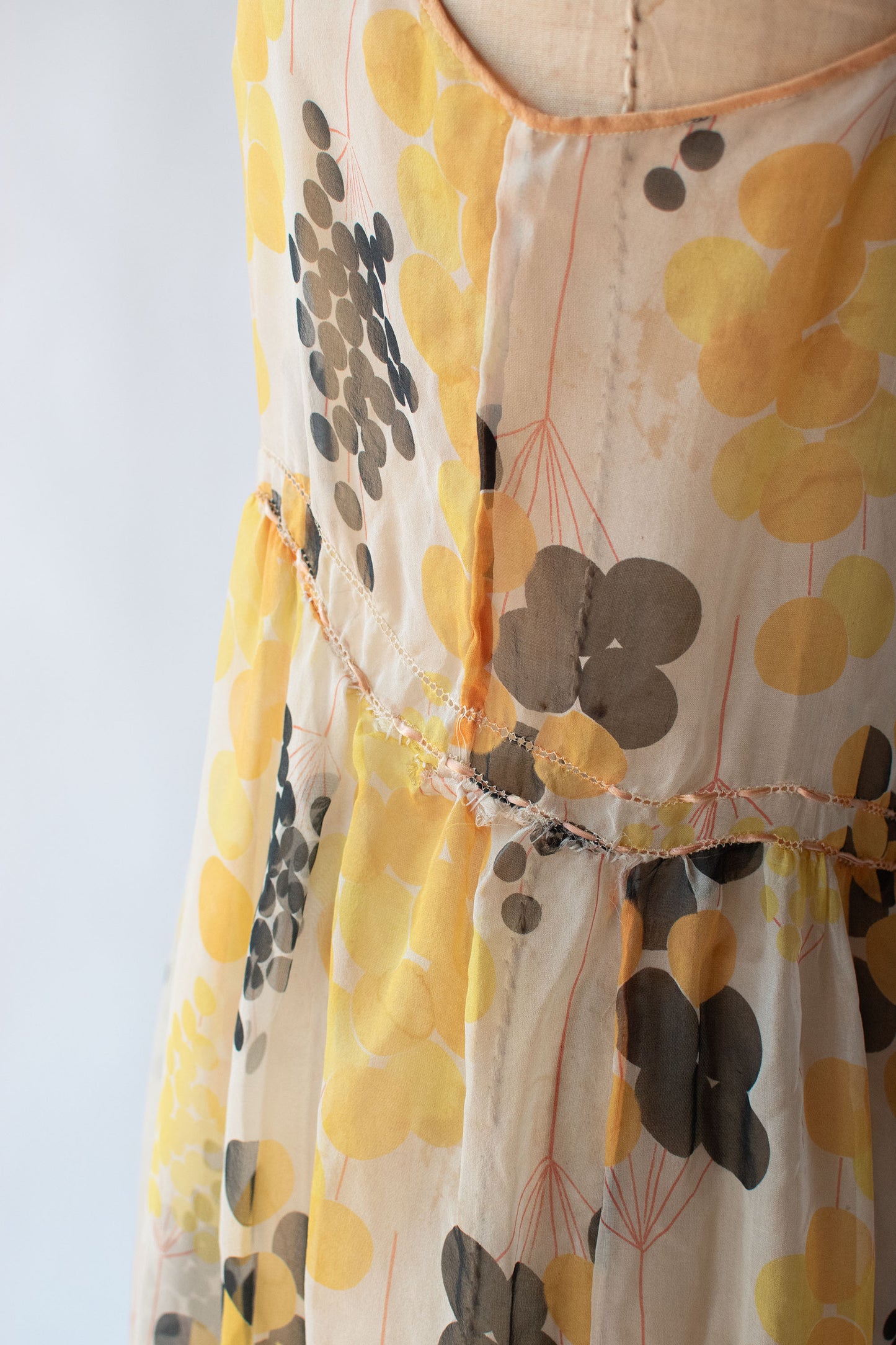 1930s Chiffon Dress