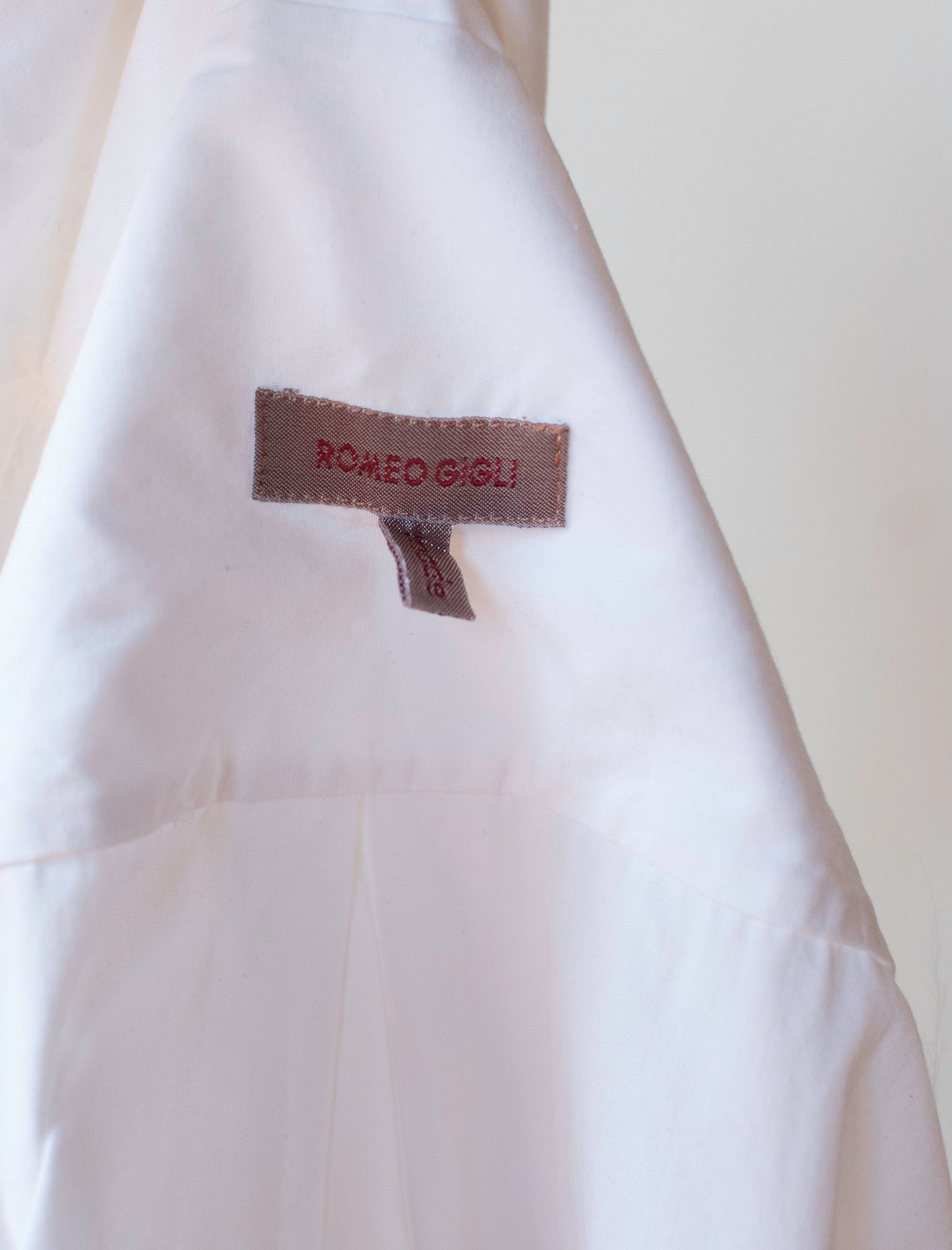 White Button Down Shirt | Romeo Gigli
