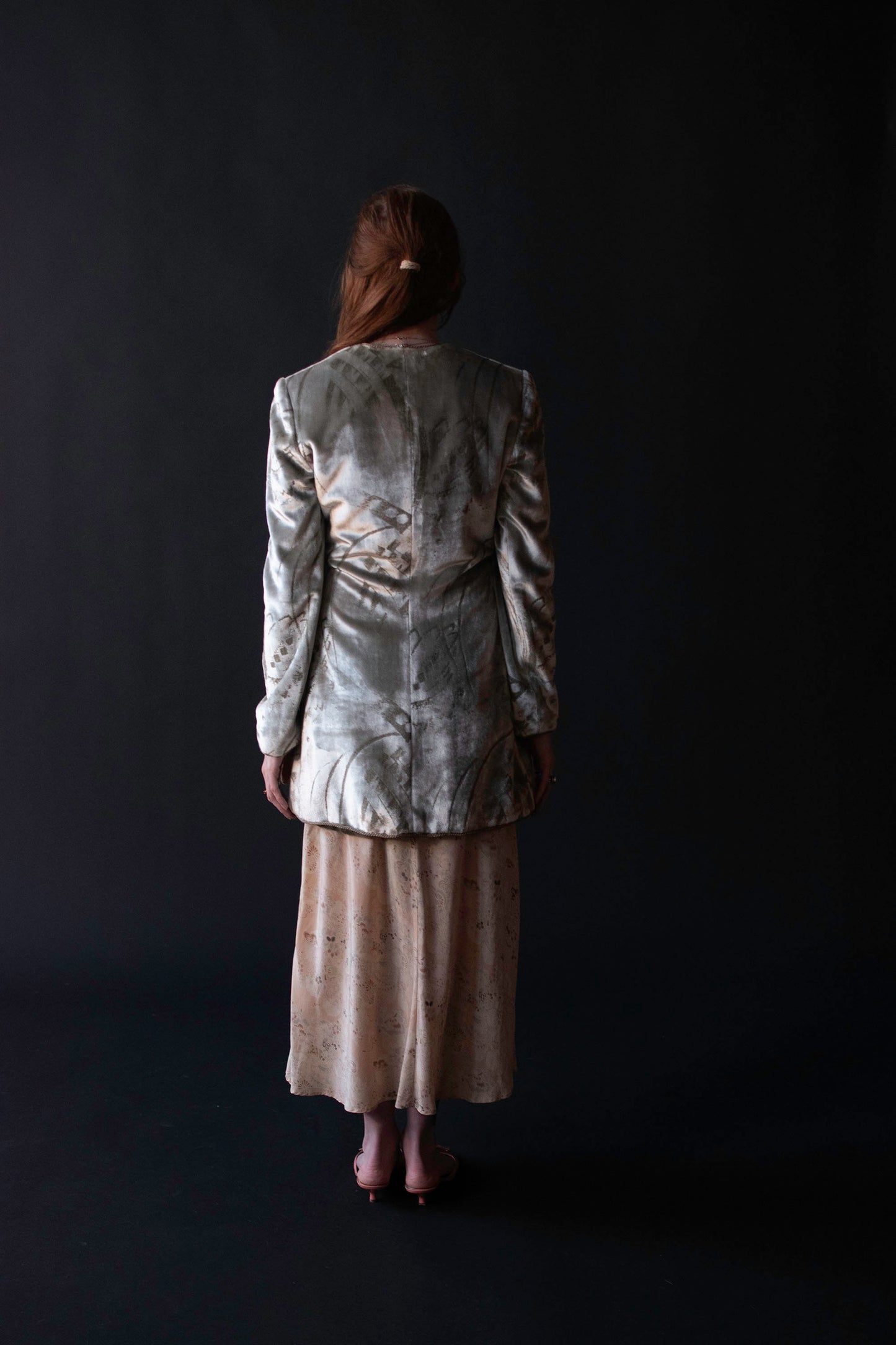 Stenciled Velvet Jacket | Mary Mcfadden