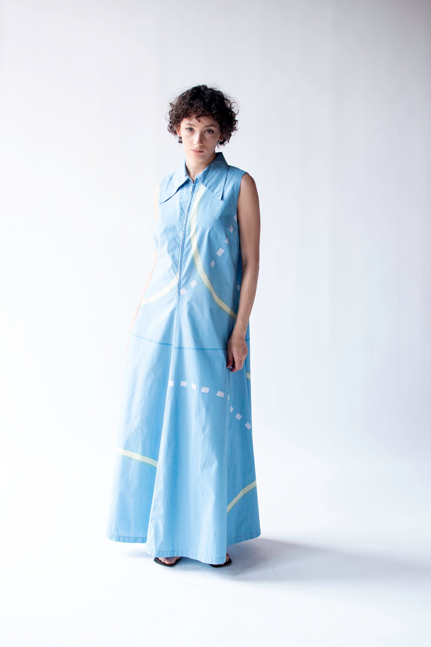 Pale Blue Sundress | Marimekko 1976