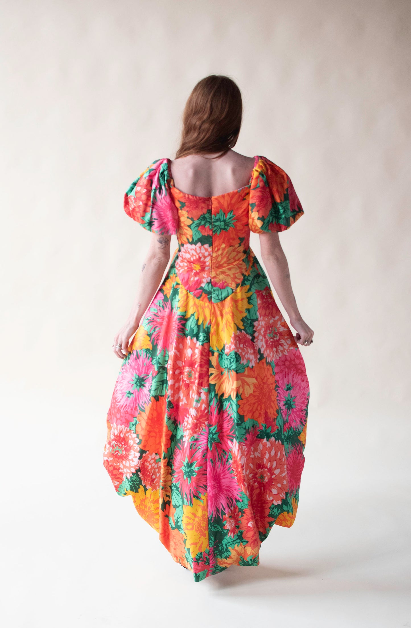 'Moonflower Dahlia' Dress | Aronold Scaasi SS 1987