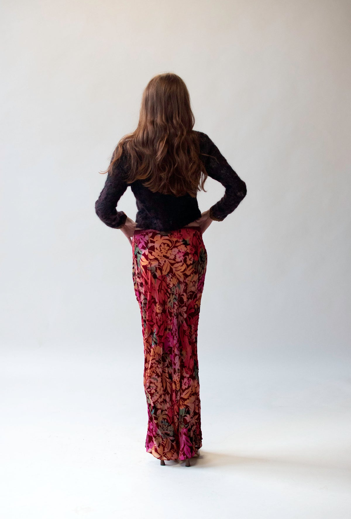 Devoré Velvet Skirt | Voyage Invest in the Original