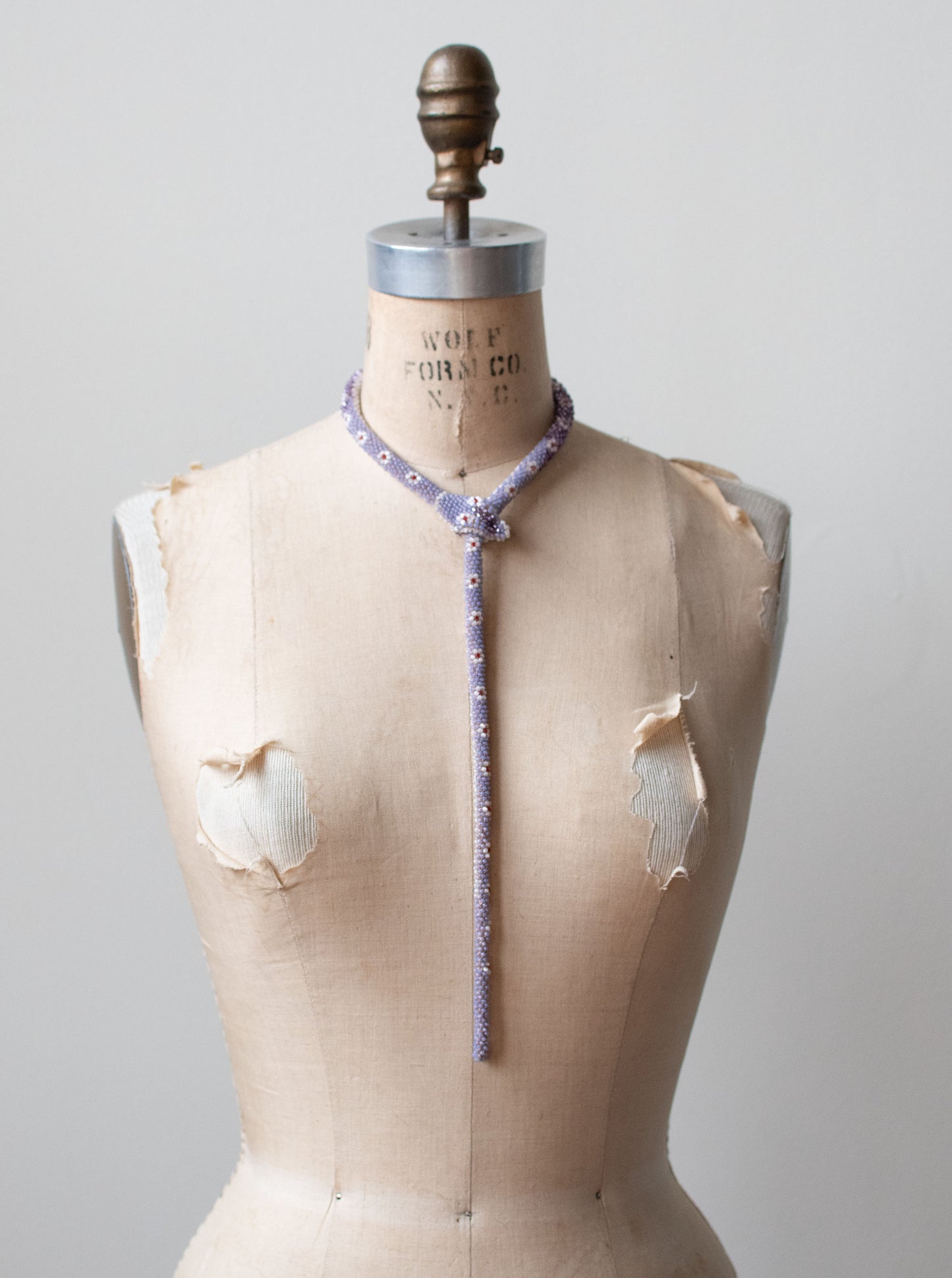 Bead Crochet Snake | Lavender Flower