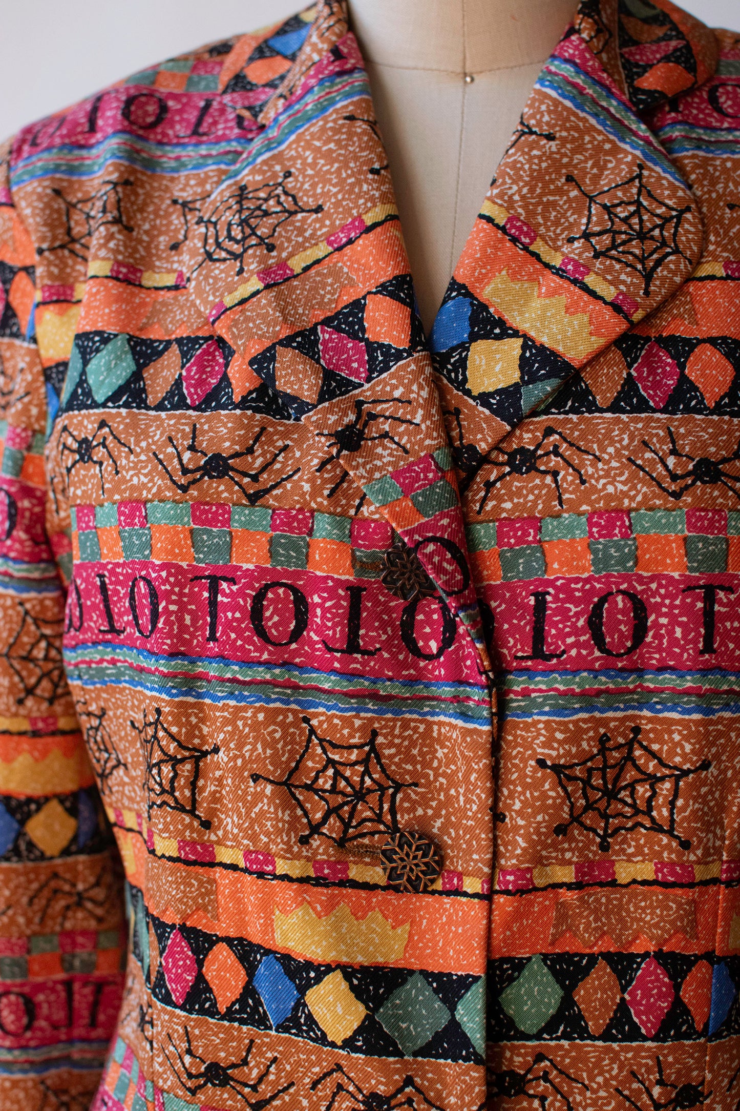 Spider Print Blazer | Todd Oldham