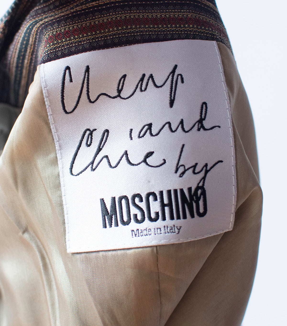 Harlequin Vest | Moschino Cheap & Chic