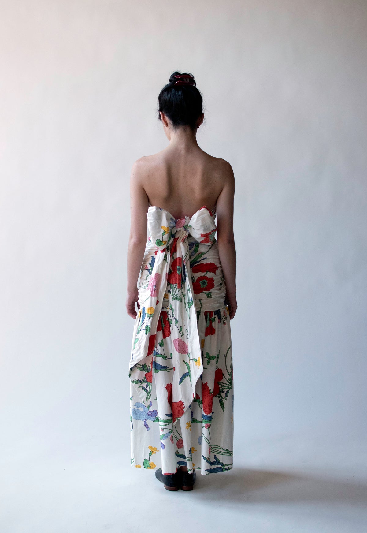 1980s Floral Print Dress | Jan + Christina Barboglio