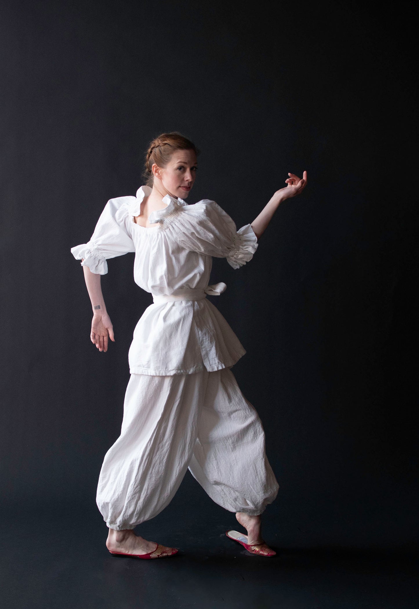 1990s Cotton Pants Set | Jan Barboglio