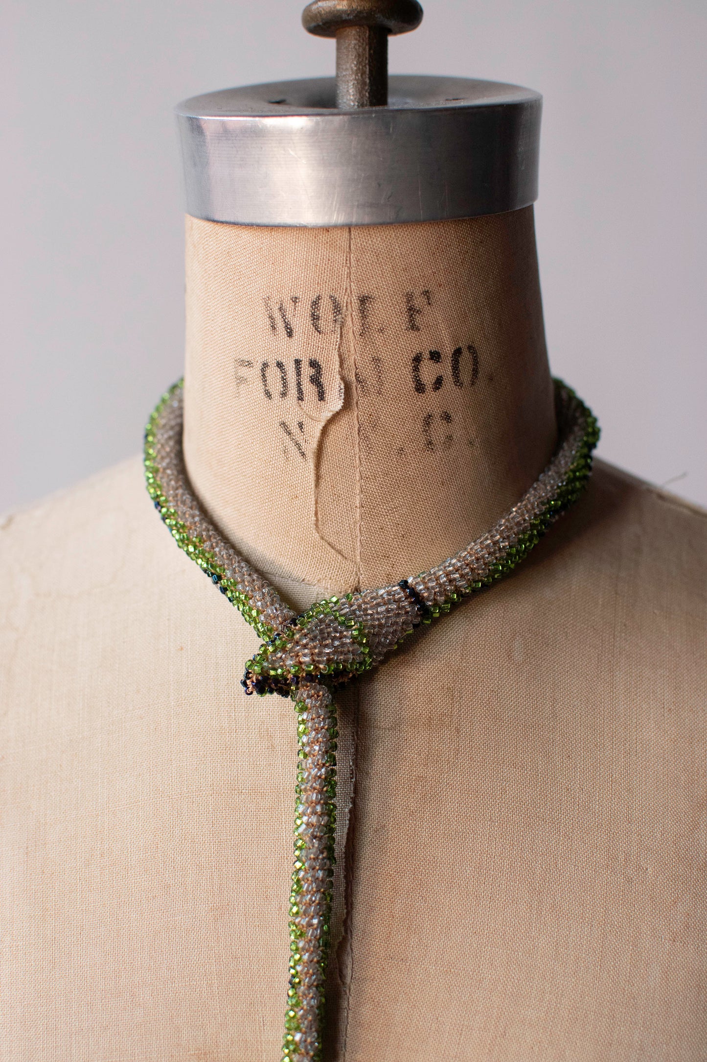 Bead Crochet Snake | Absinthe Diamond