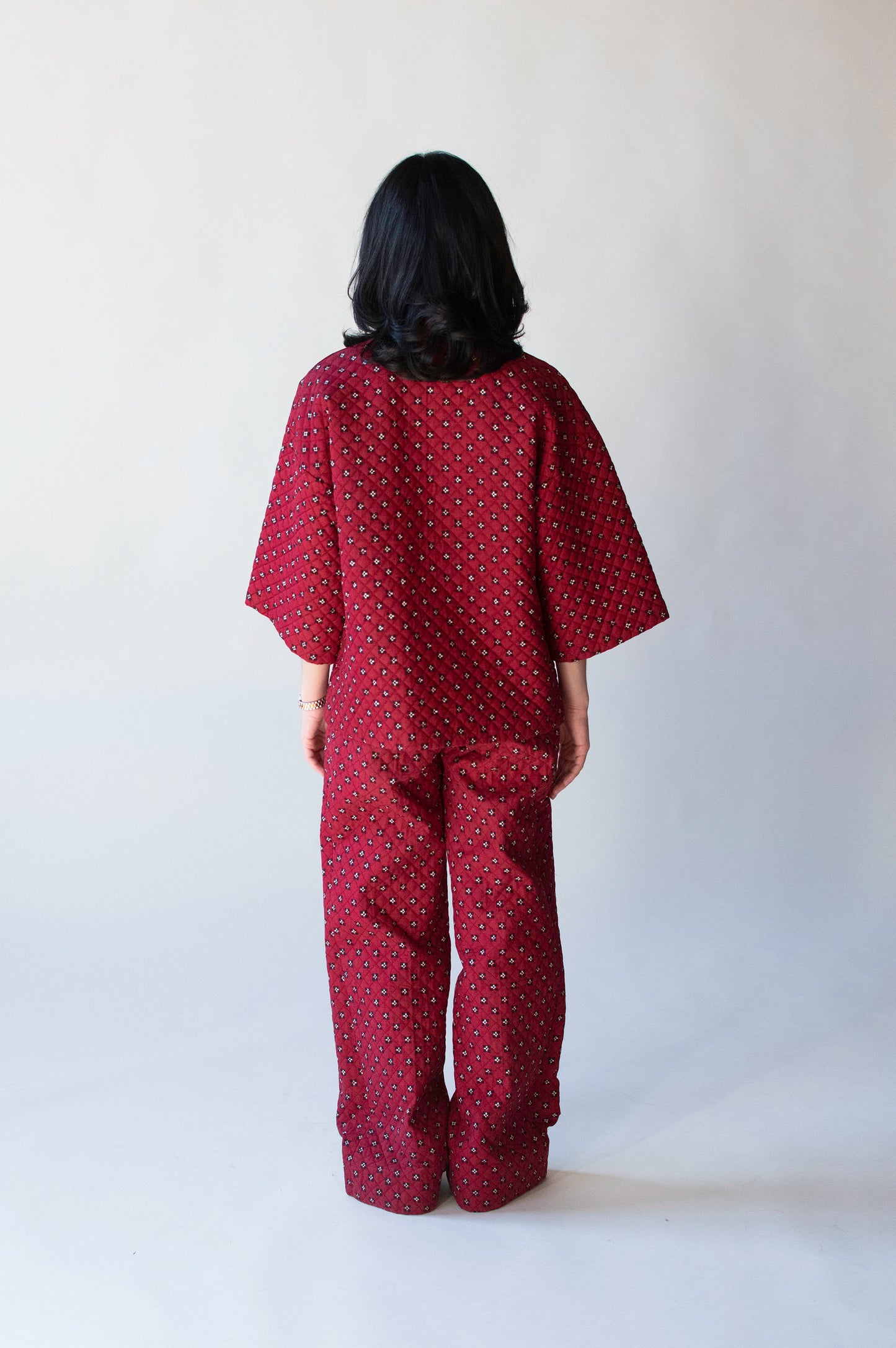 Quilted Pants Suit | Marimekko 1975