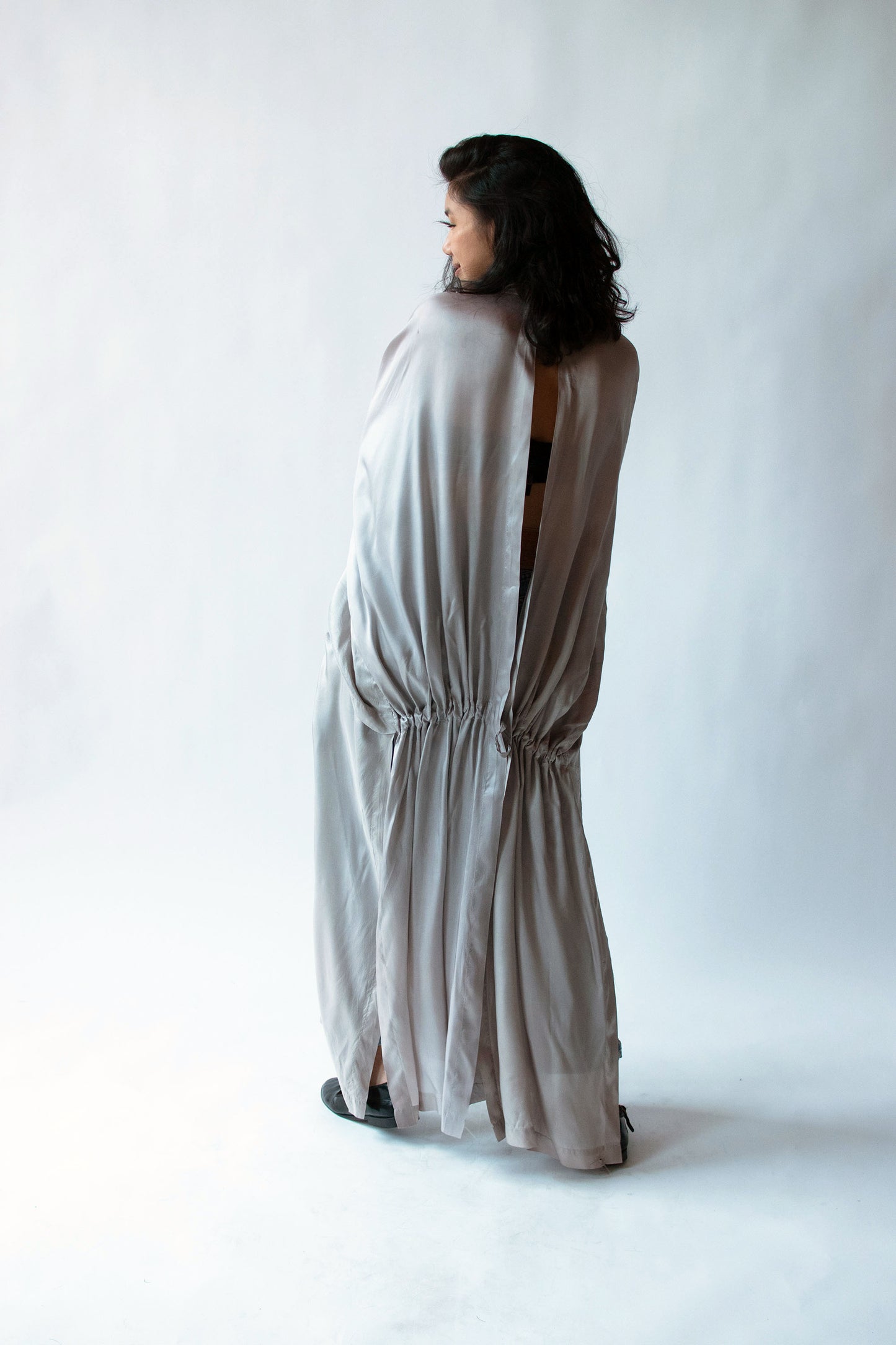 1980s Gray Open Back Jacket | Max Studio