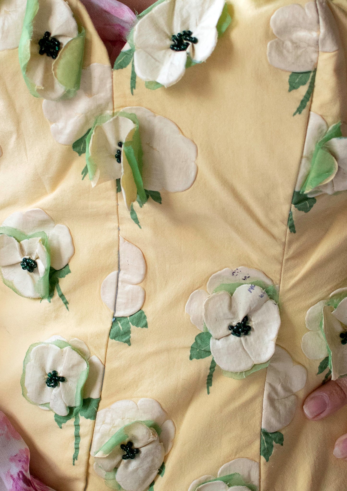 1980s Floral Bustier | Fiorella Barattolo Donna B.