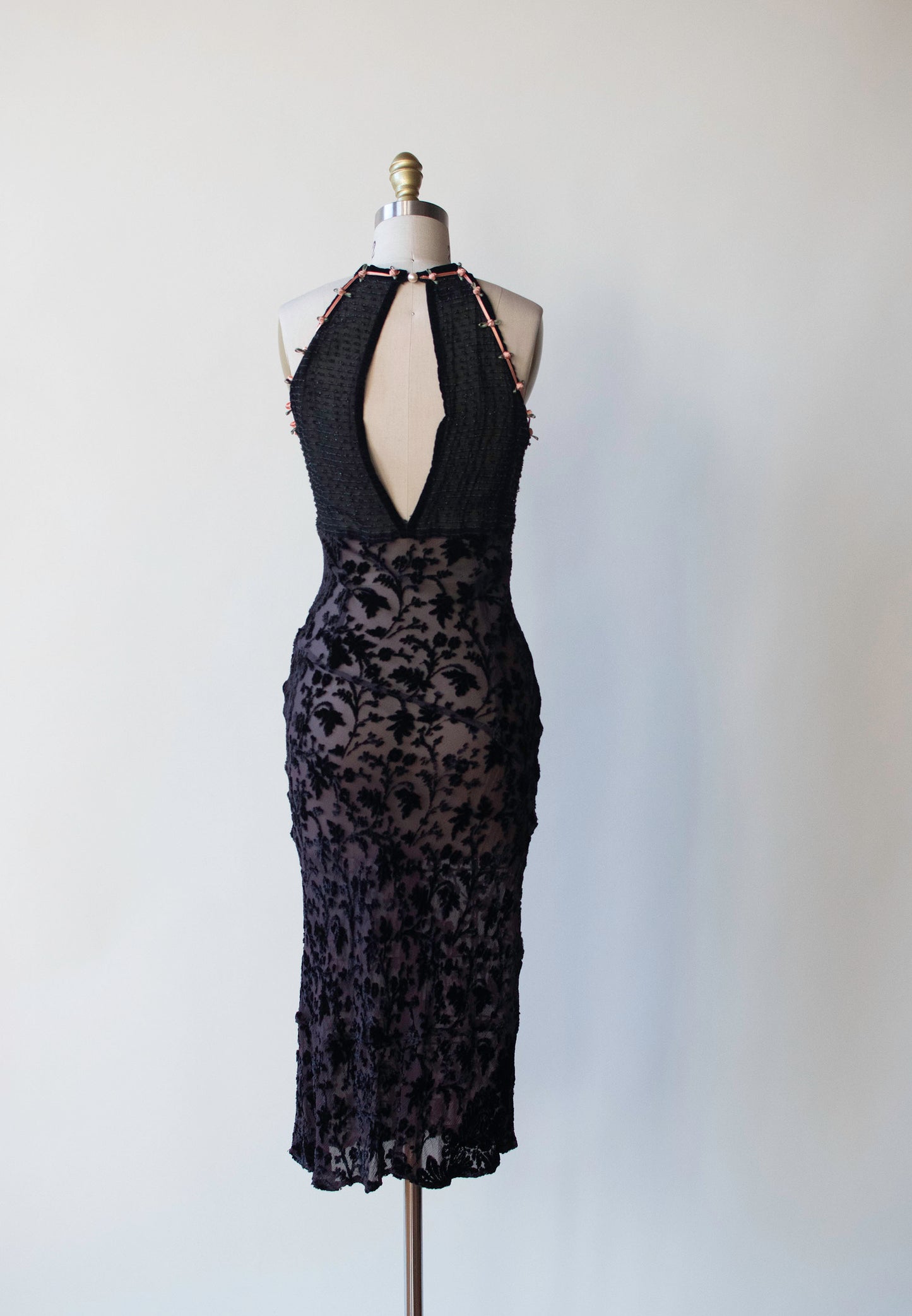 1990s Chiffon Burnout Velvet Dress | Voyage Invest in the Original