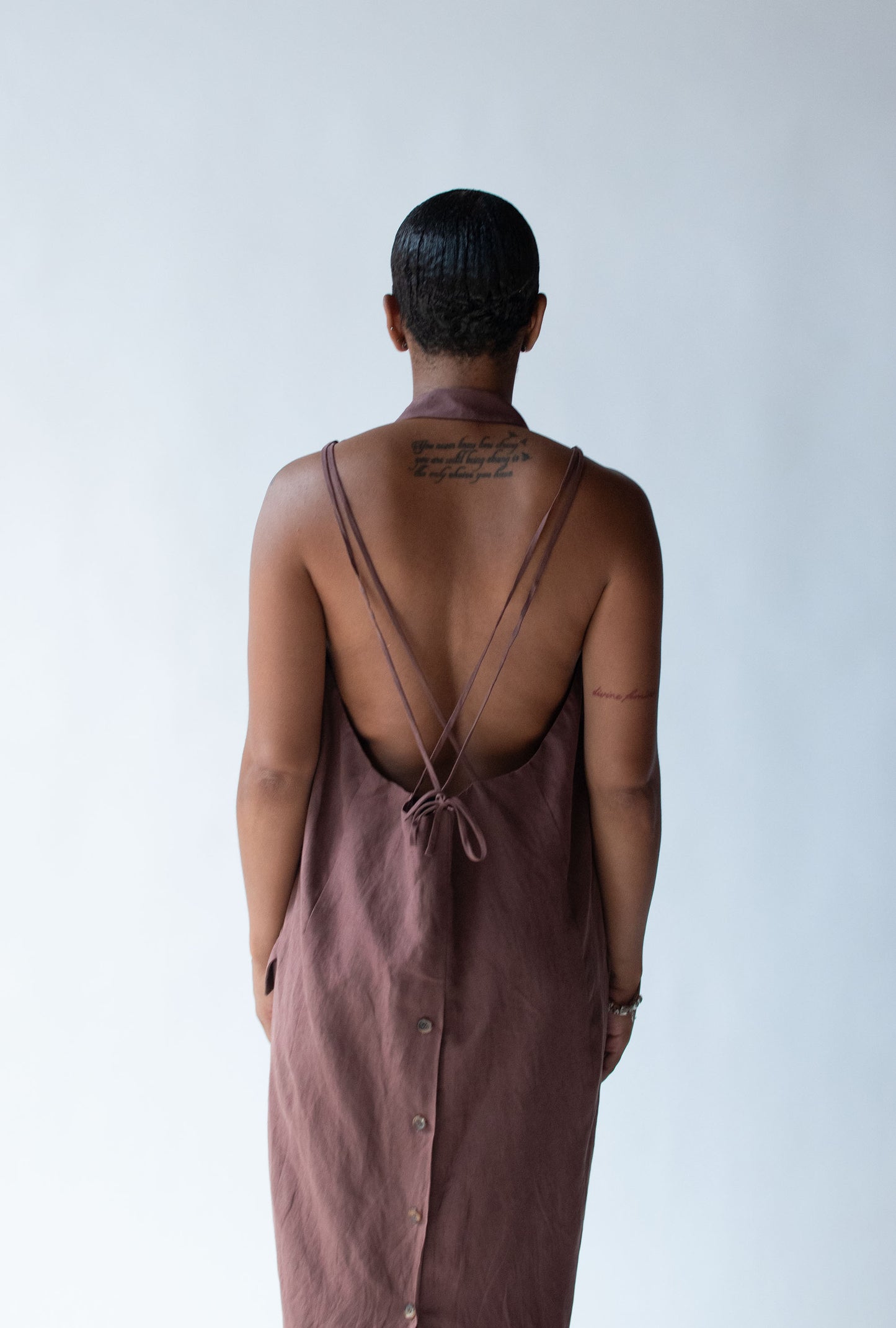 1990s Linen Dress | Morgane Le Fay