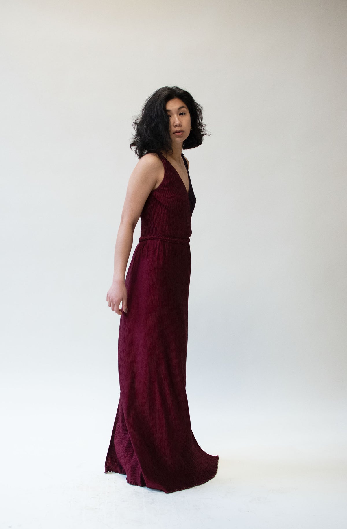 Color Block Plisse Dress | Mary McFadden
