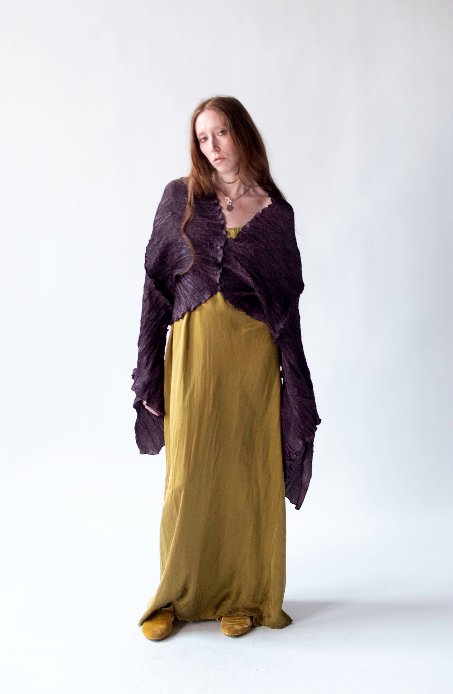 Plum Plisse Top | Jo Buckler