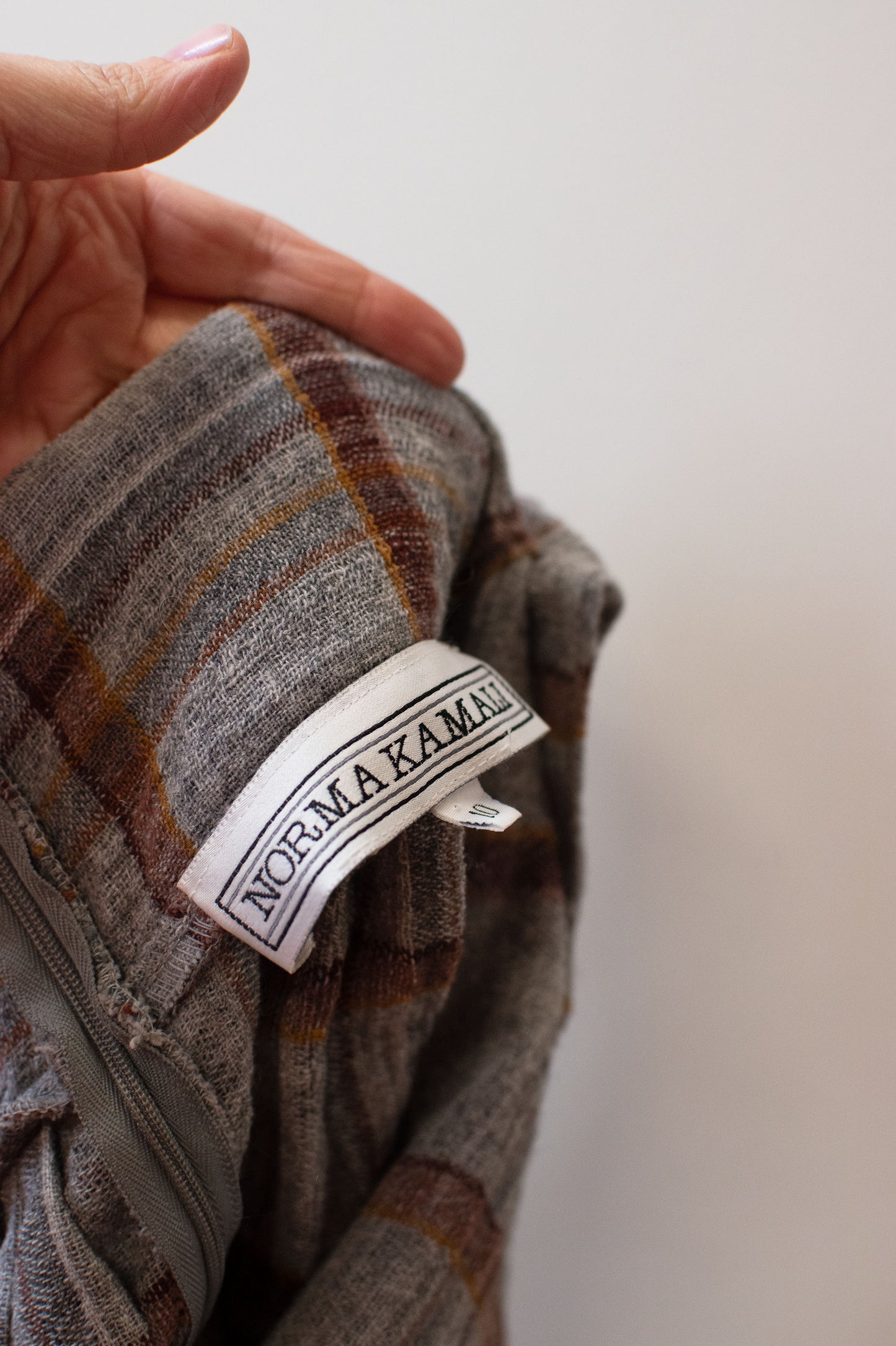 Plaid Suspender Skirt | Norma Kamali