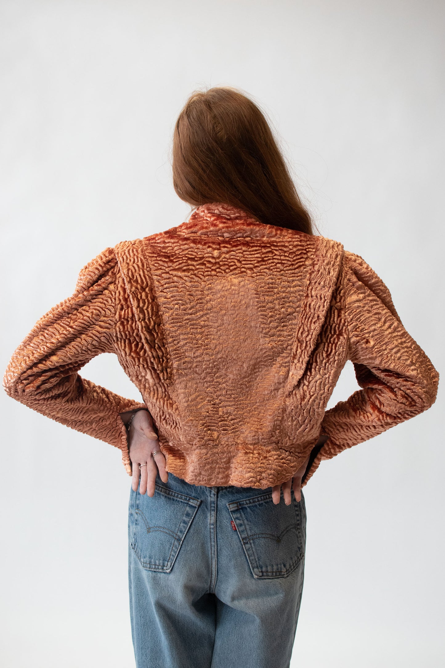 Textured Mutton Sleeve Jacket | Kelly Wearstler
