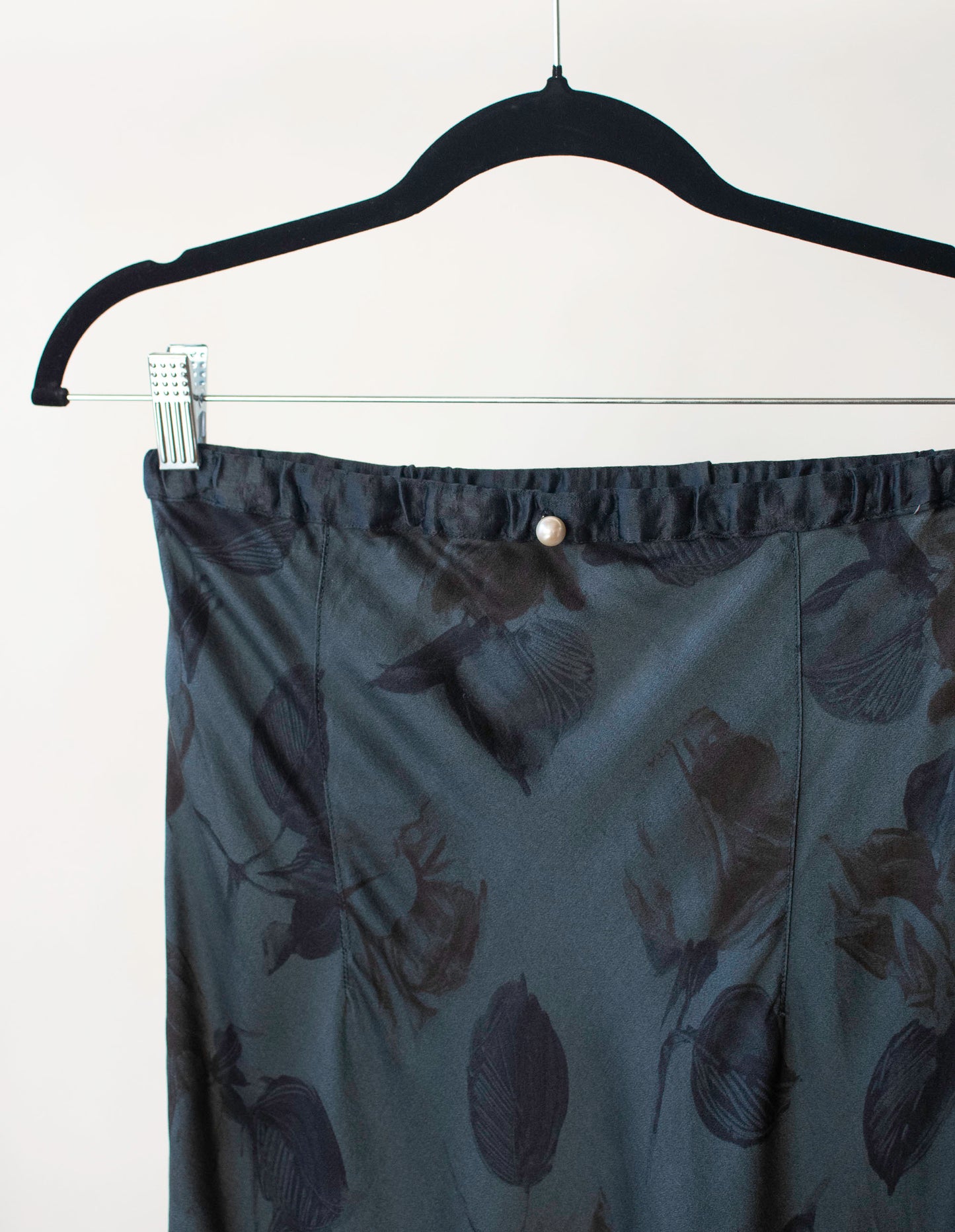 Gray Silk Bias Cut Skirt | Voyage Invest in the Original