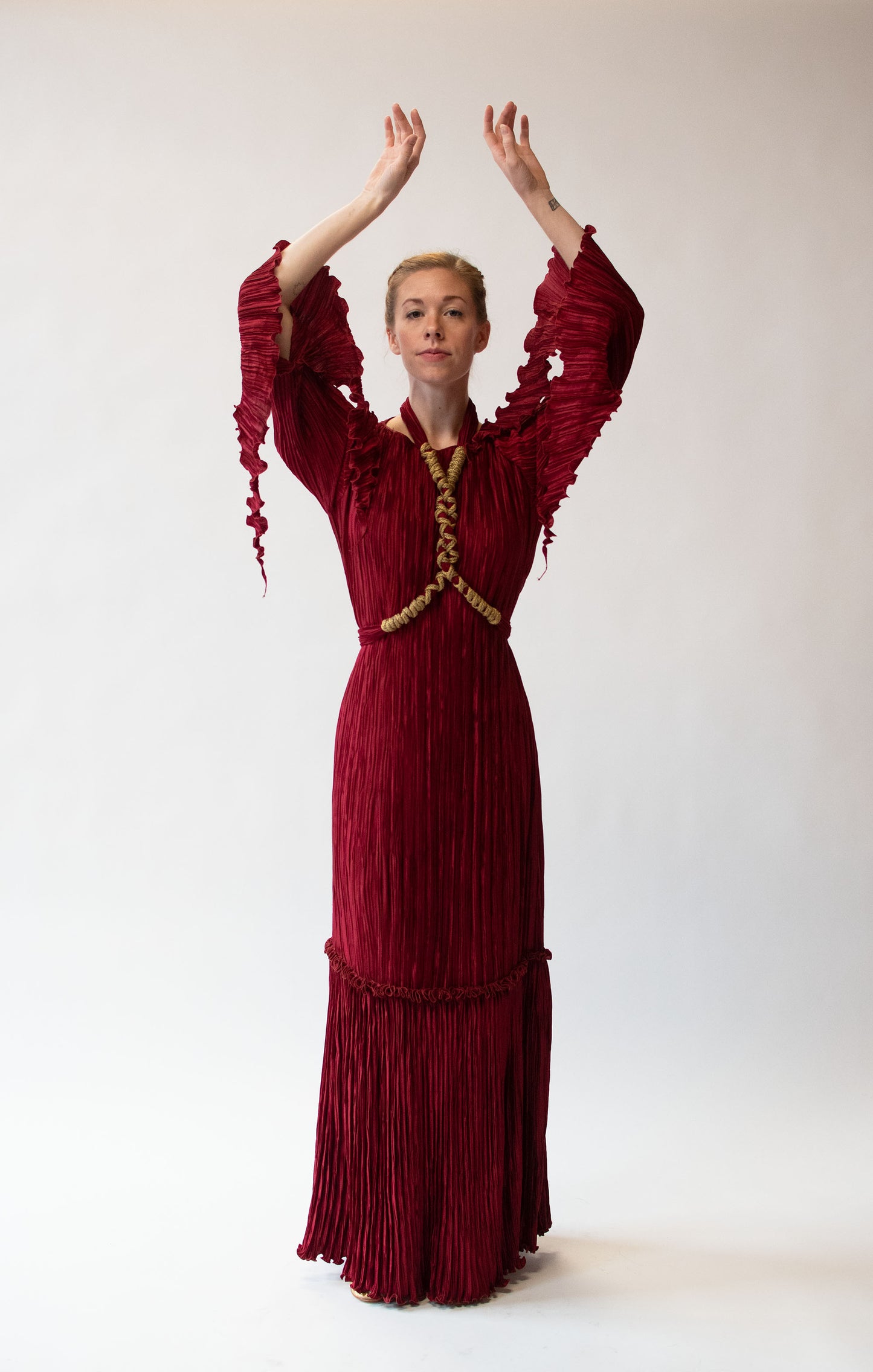 1980s Plisse Dress | Mary McFadden