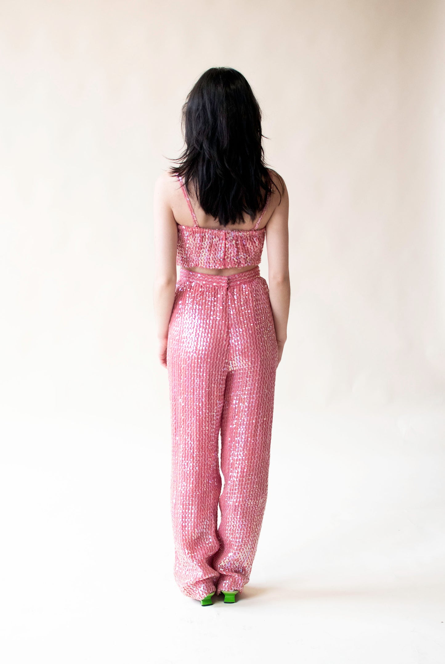 1970s Sequin Pants Set