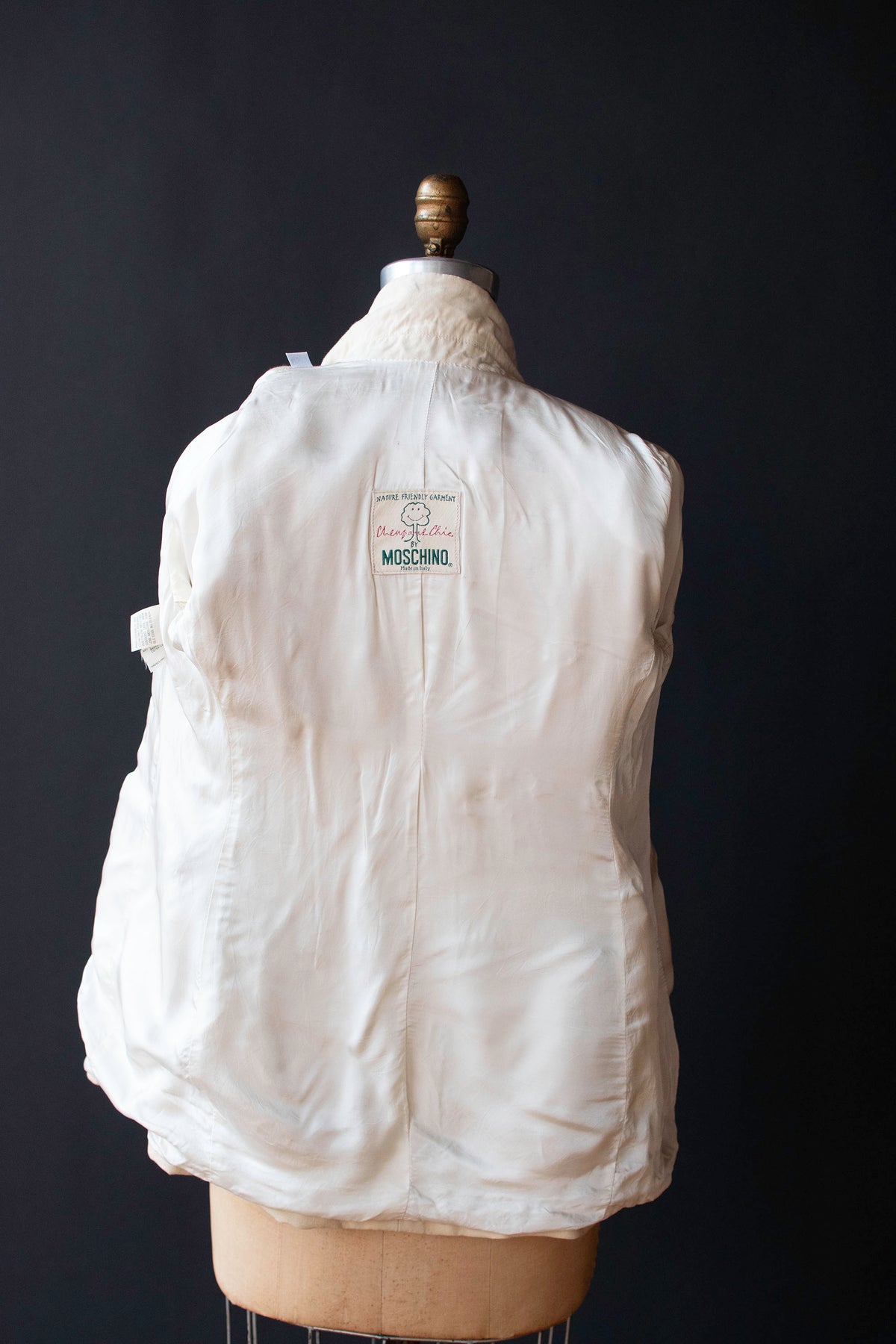 'Save Nature' Blazer | Moschino Cheap & Chic Nature Friendly Garment 1994