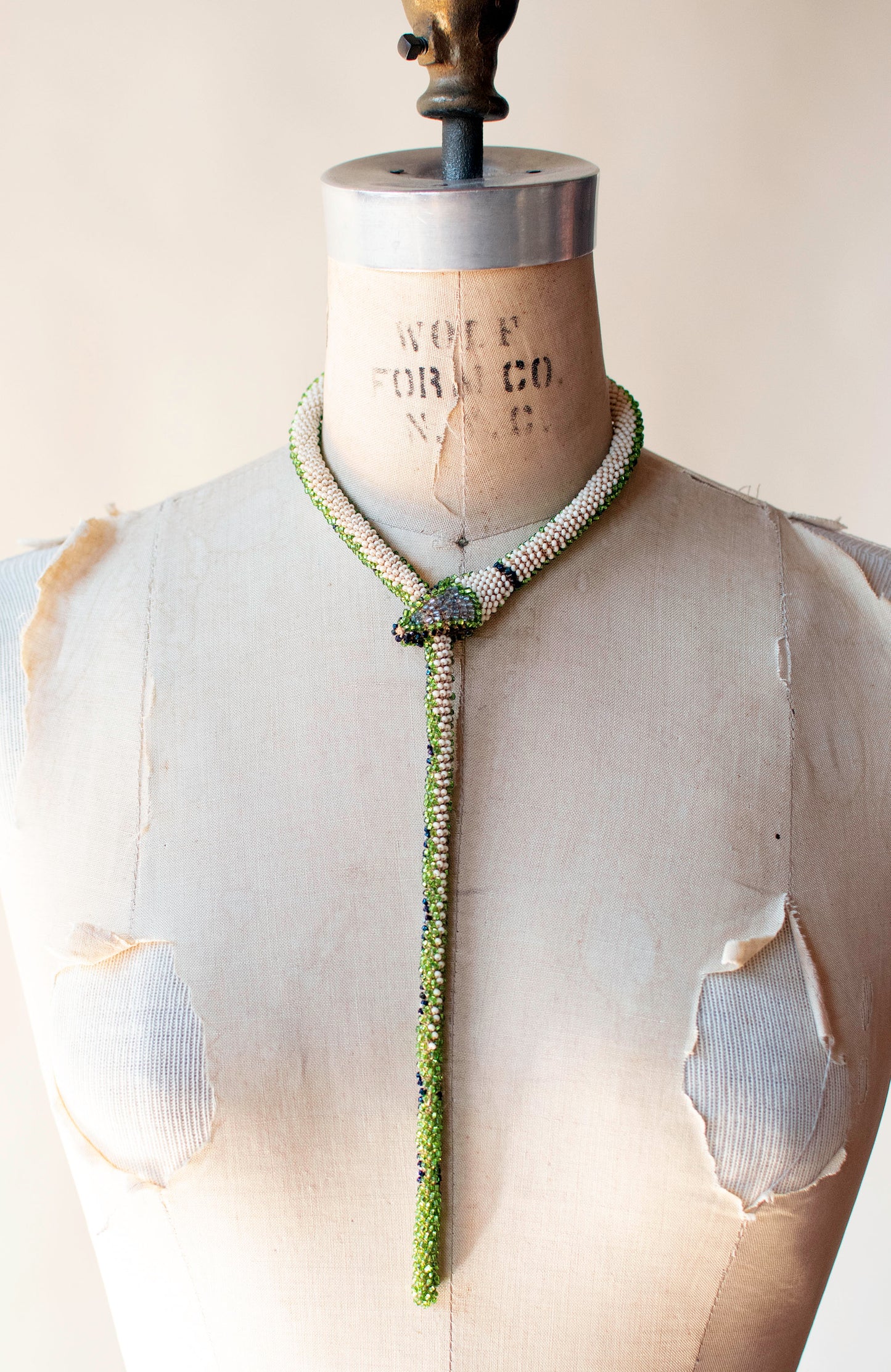 Bead Crochet Snake | Absinthe Diamond