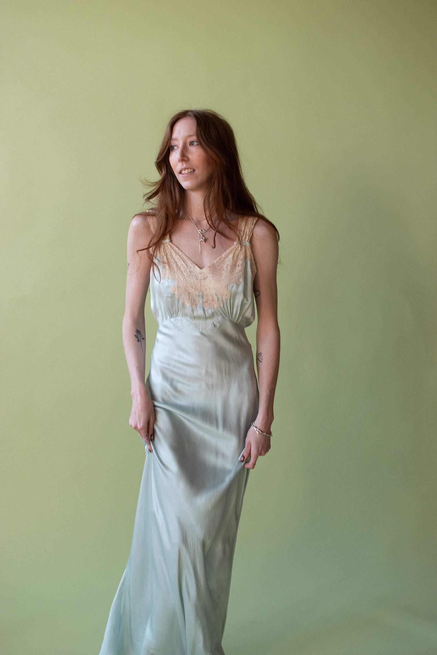 1930s Pale Blue Nightgown | Radelle