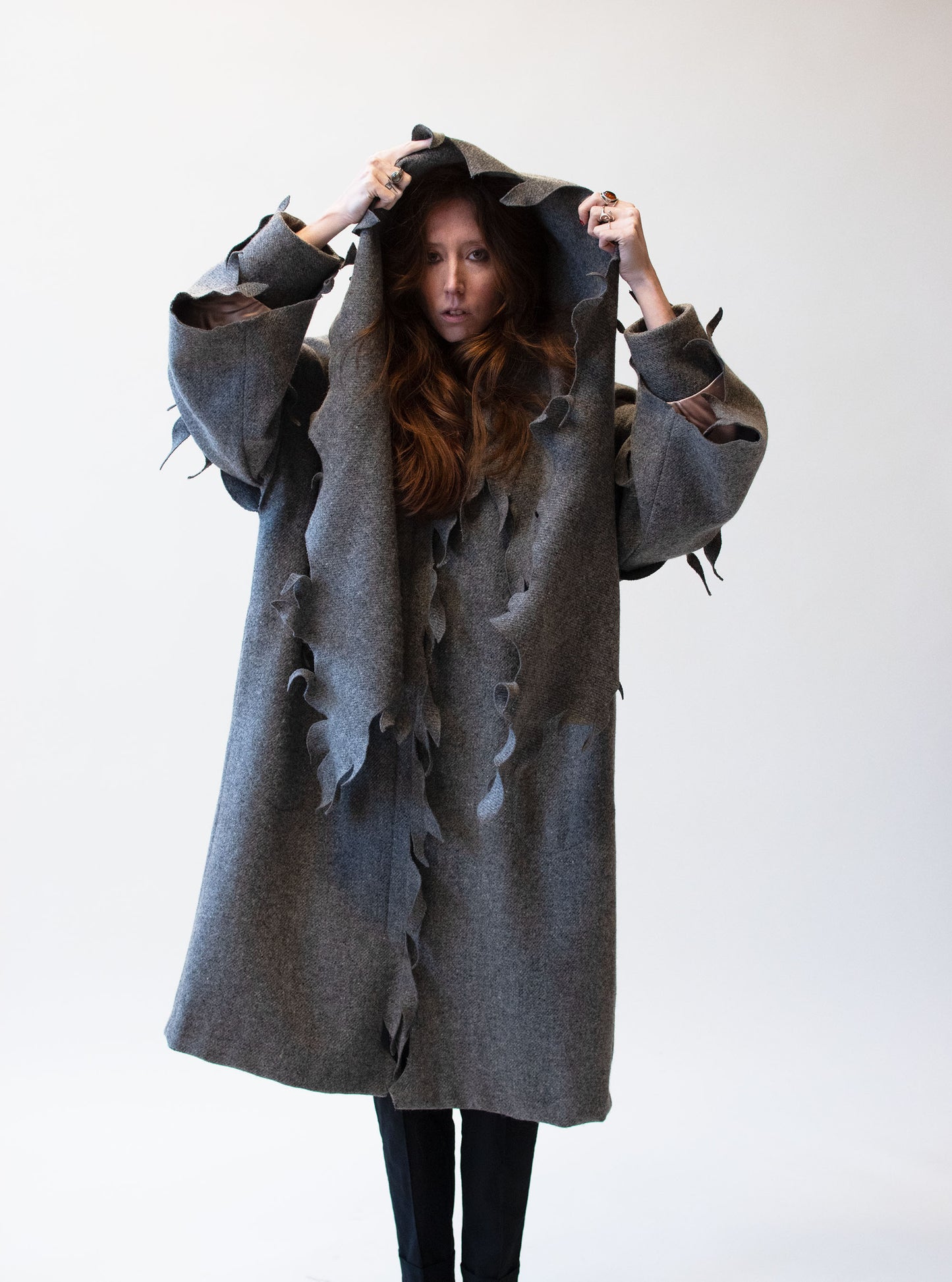 Wool Flame Coat | Renee Legault