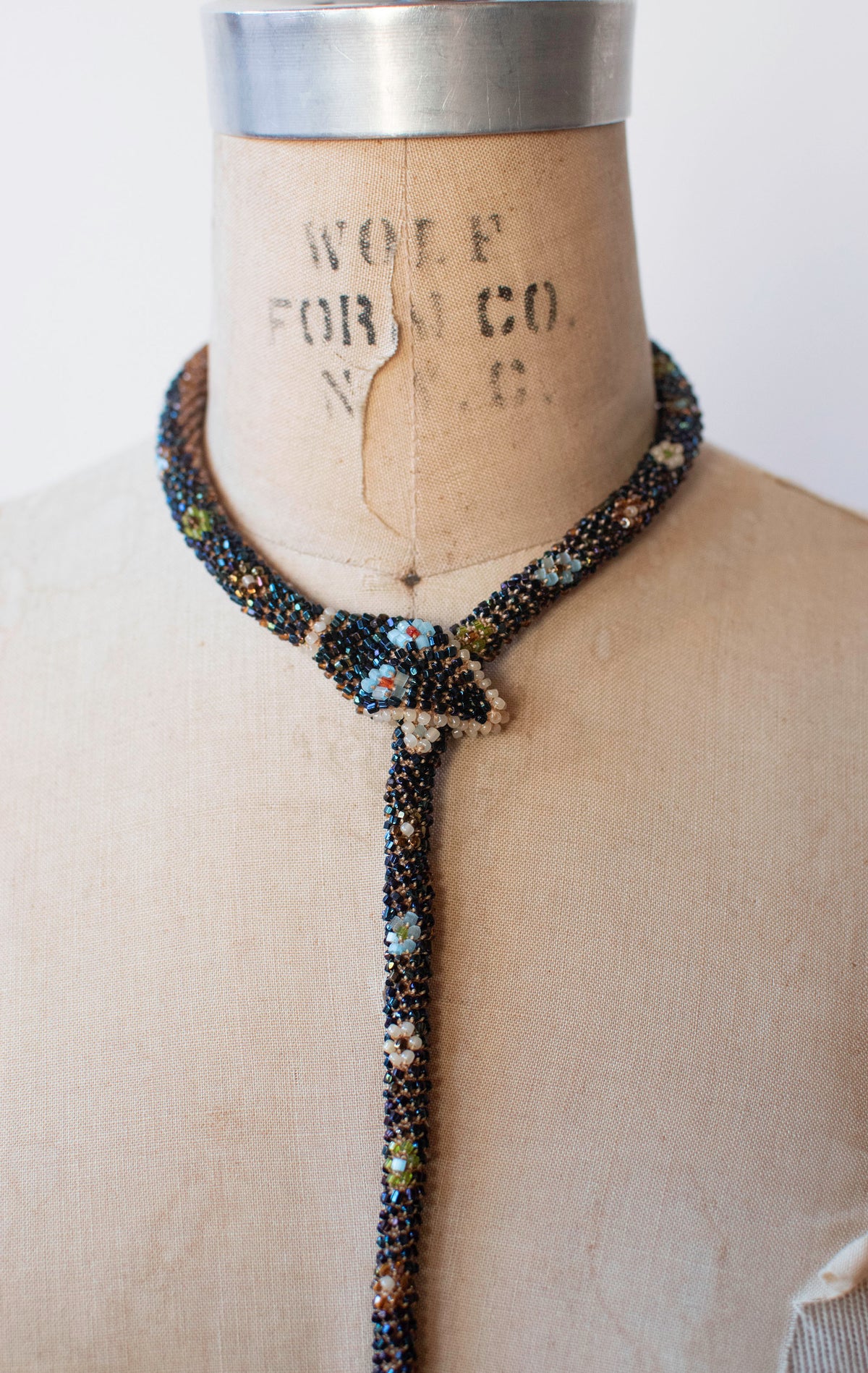 Bead Crochet Snake | Oil Slick Flower