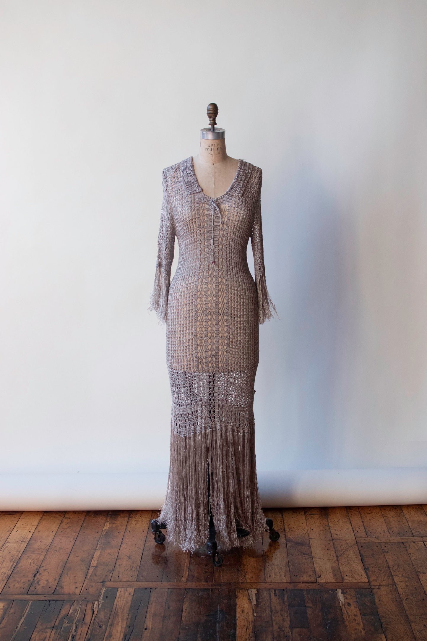 1920s Crochet Dress