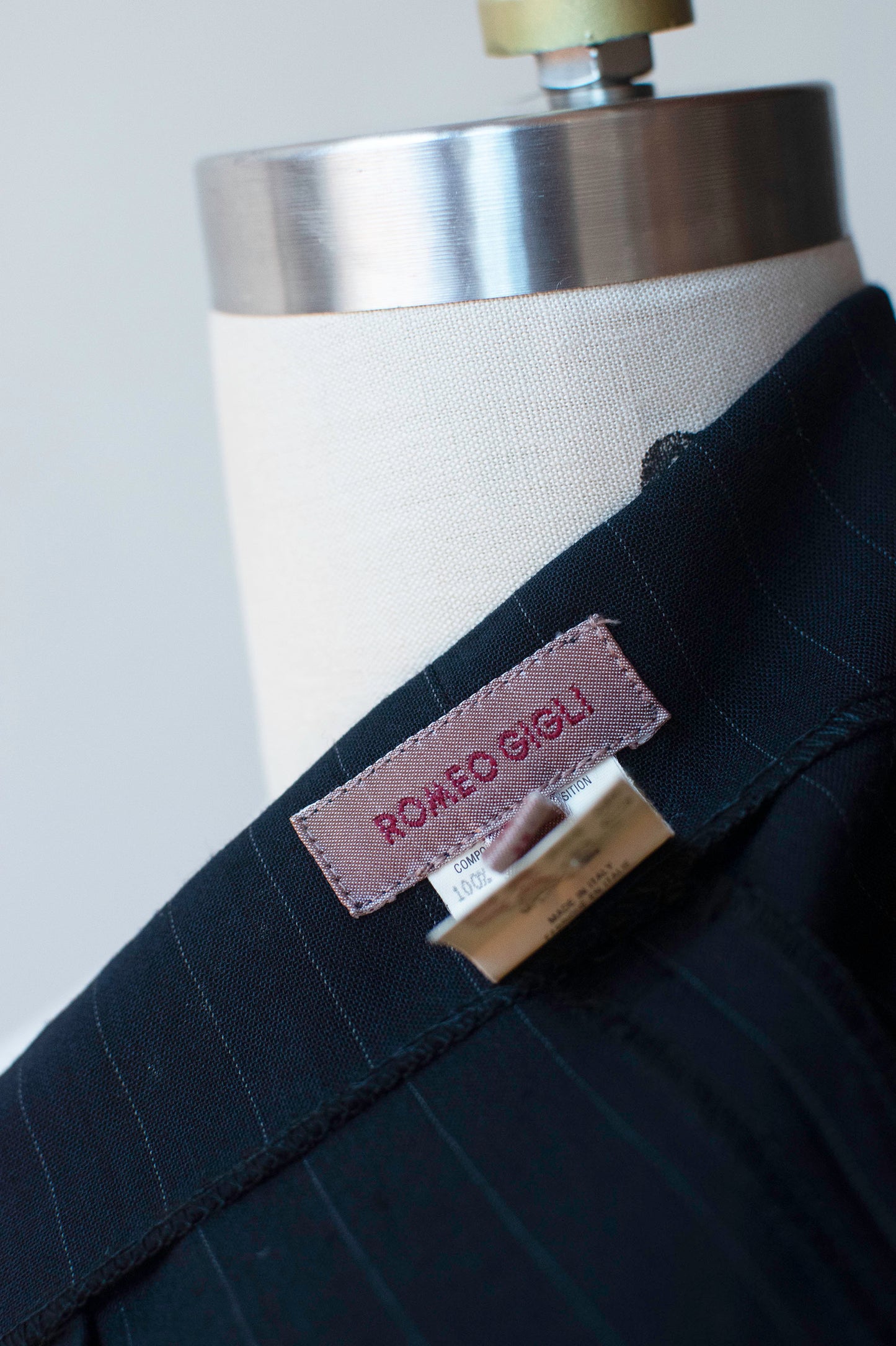 Pinstripe Skirt | Romeo Gigli 1994