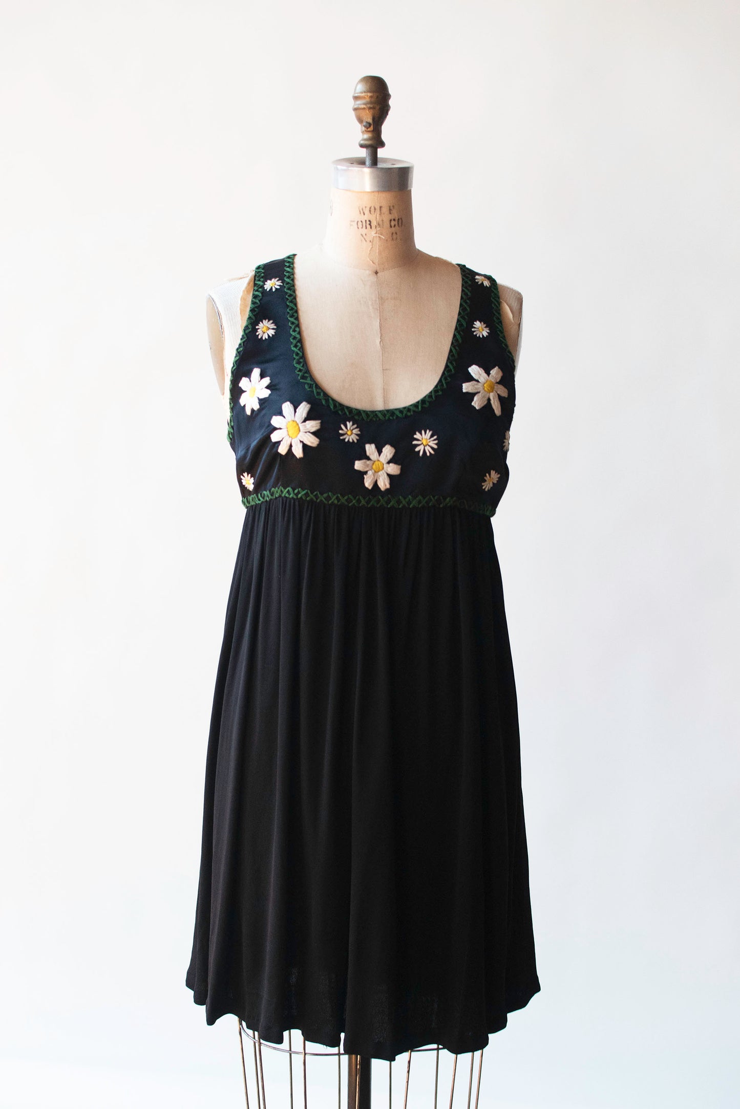 Embroidered Babydoll Dress | Todd Oldham SS 1994