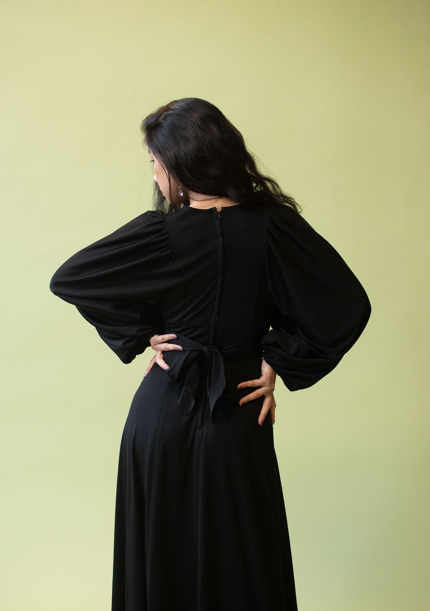 1970s Balloon Sleeve Dress | Ossie Clark