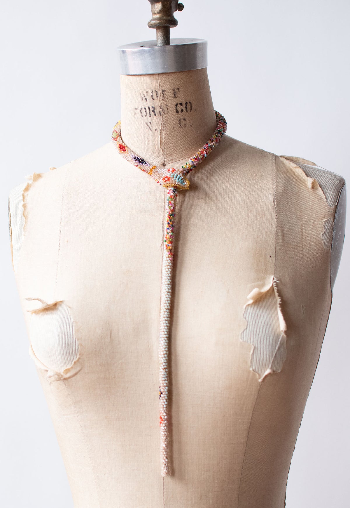 Bead Crochet Snake | Crystal Rainbow Diamond