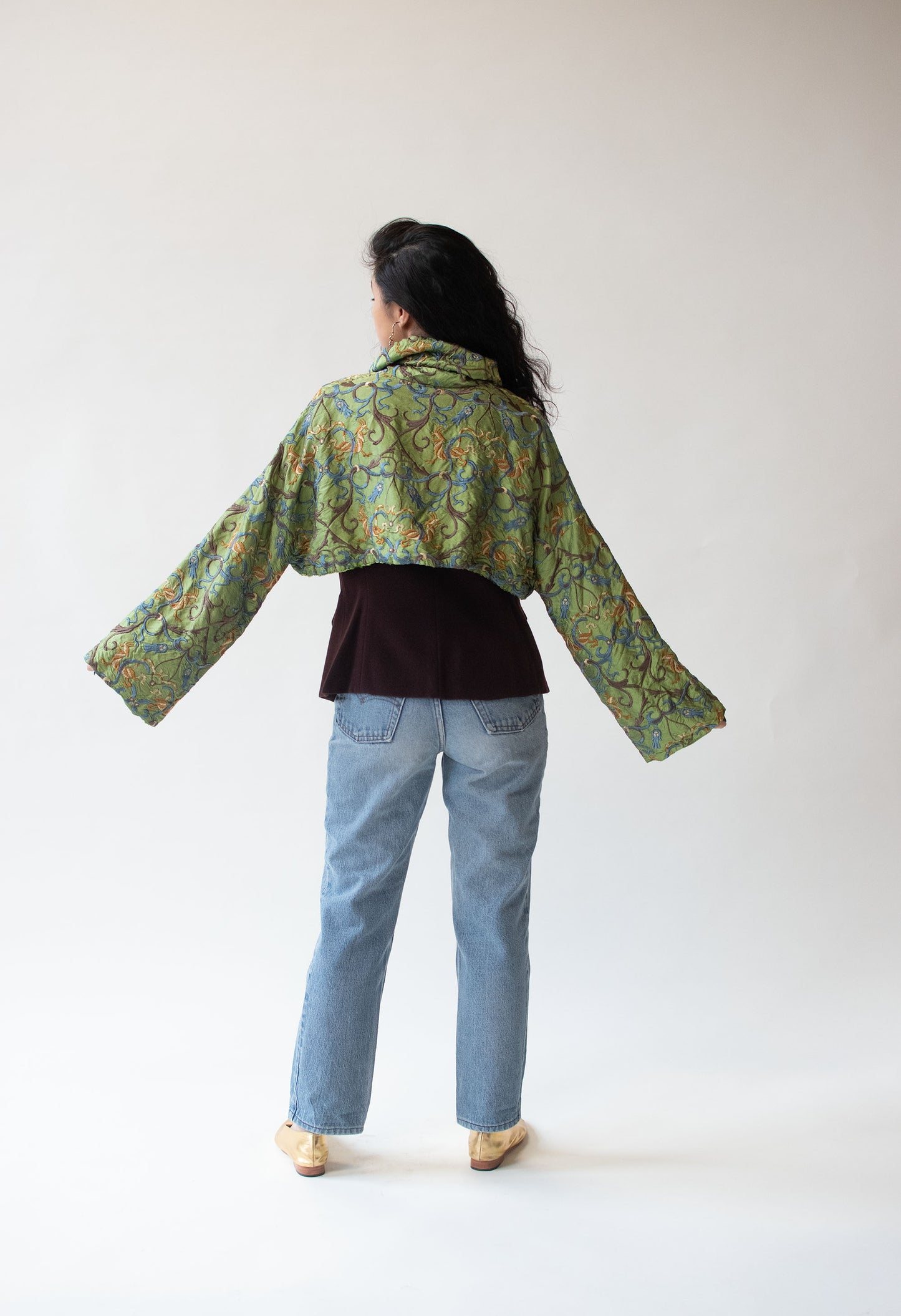 Embroidered Silk Jacket | Romeo Gigli for Callaghan
