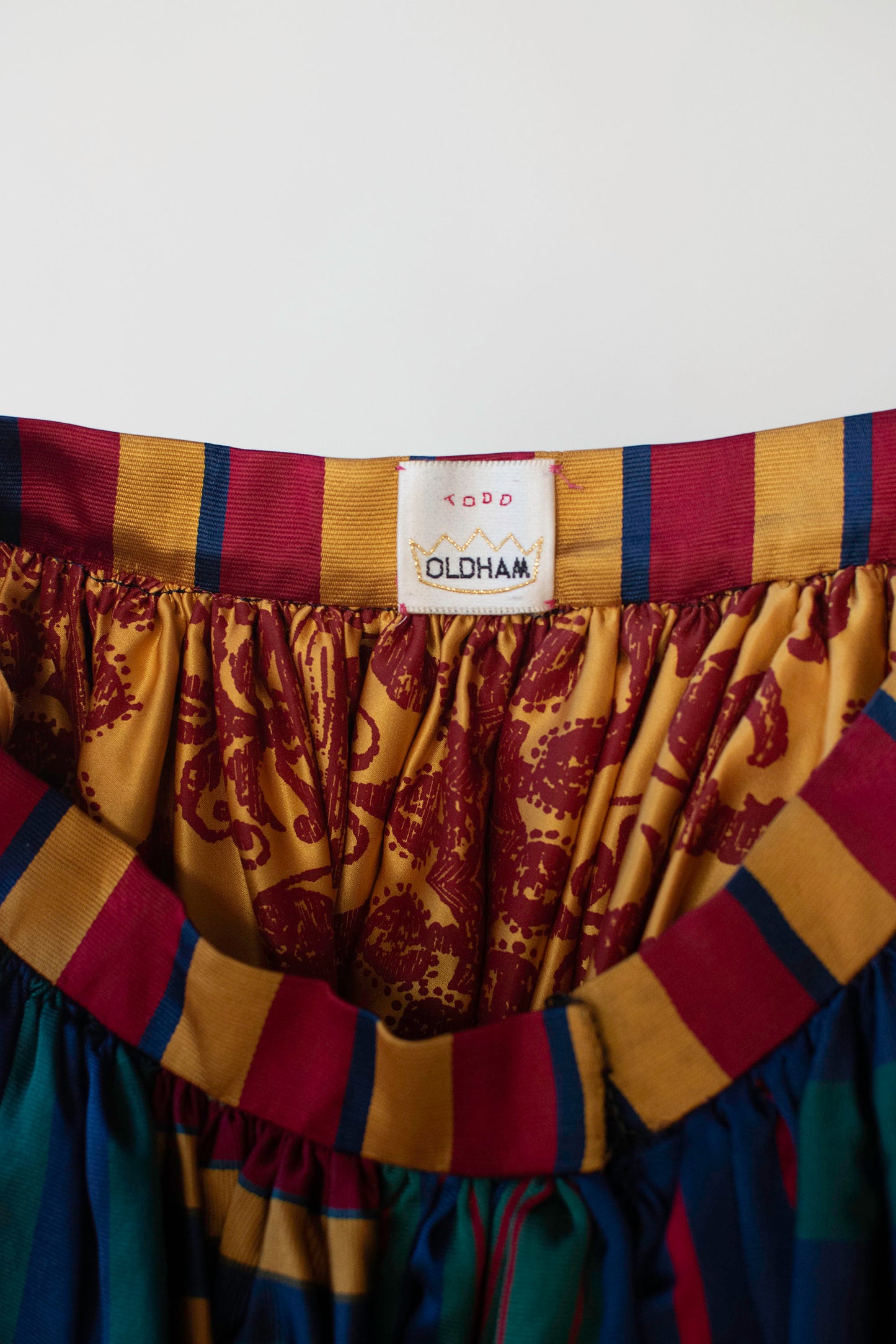 Striped Silk Skirt | Todd Oldham