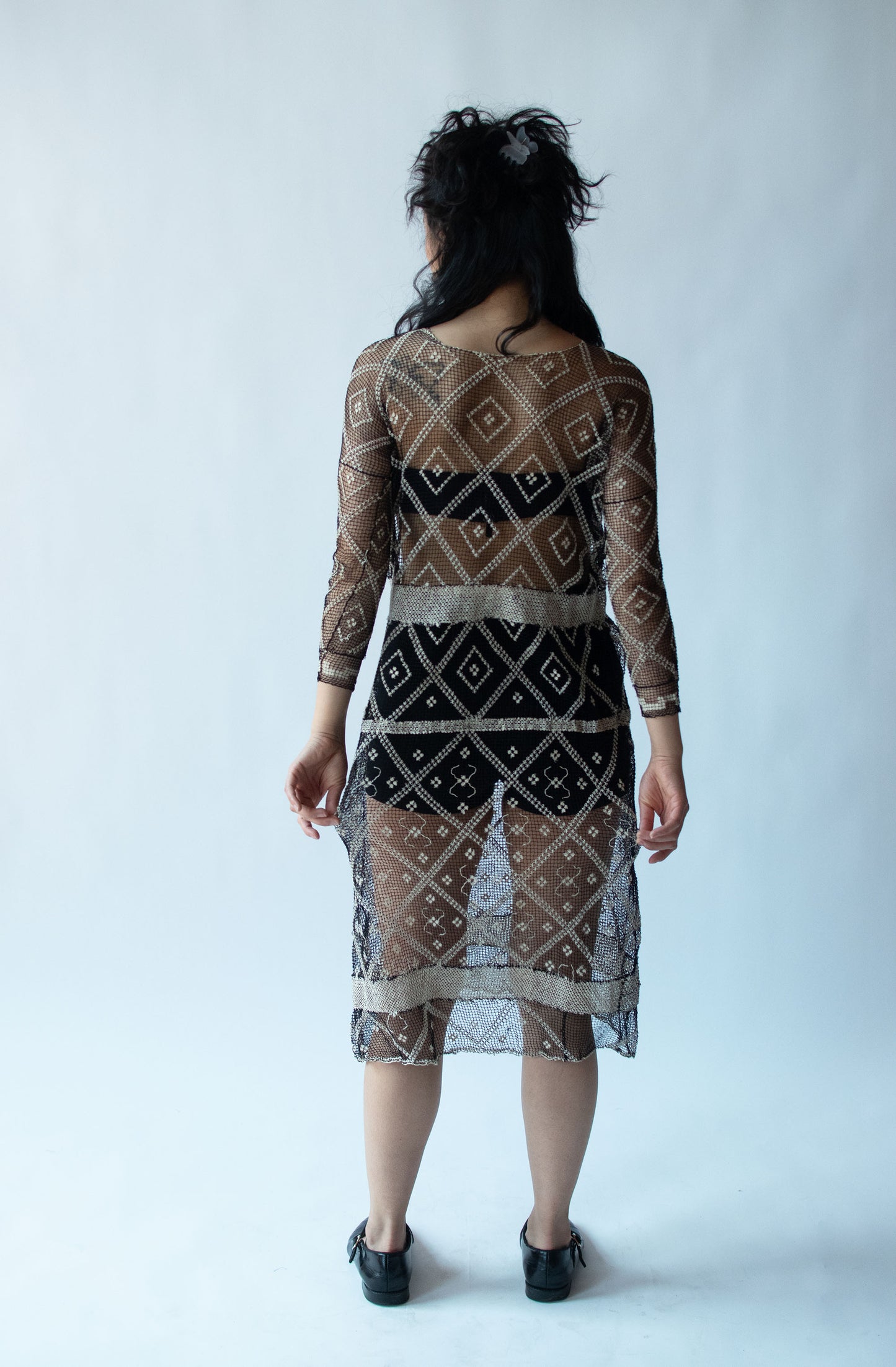 1920s Crochet Dress