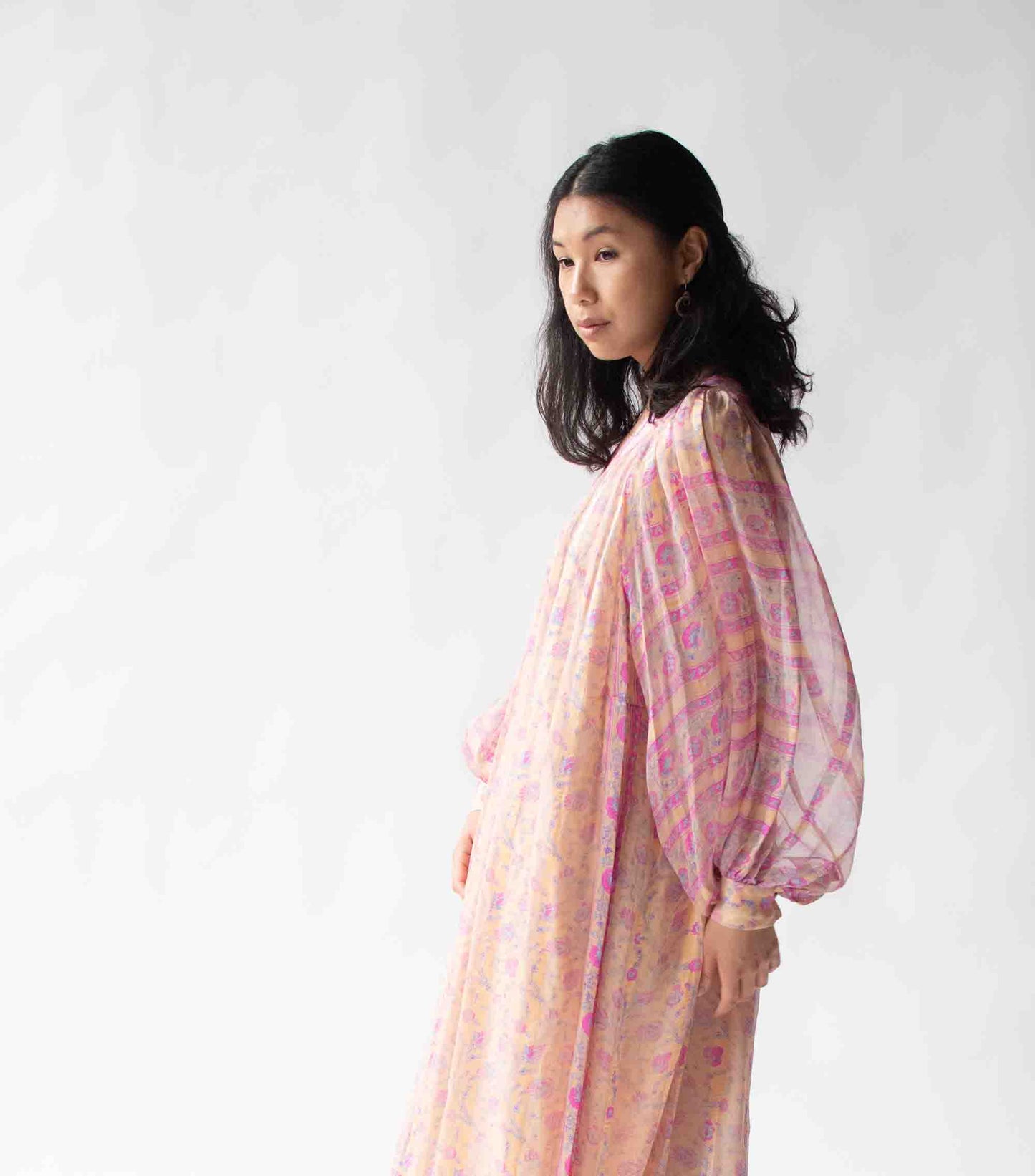 1970s Silk Dress | Raksha of Hindimp London
