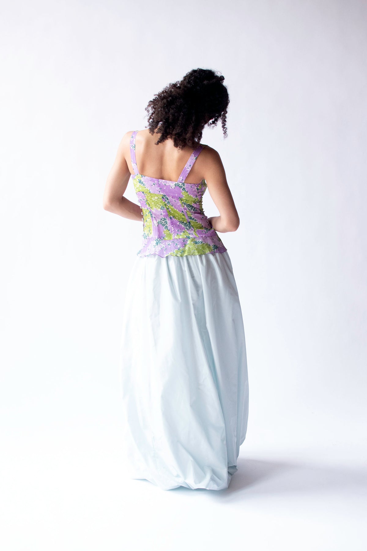 Pale Blue Bubble Skirt | Donna Karan SS 1999