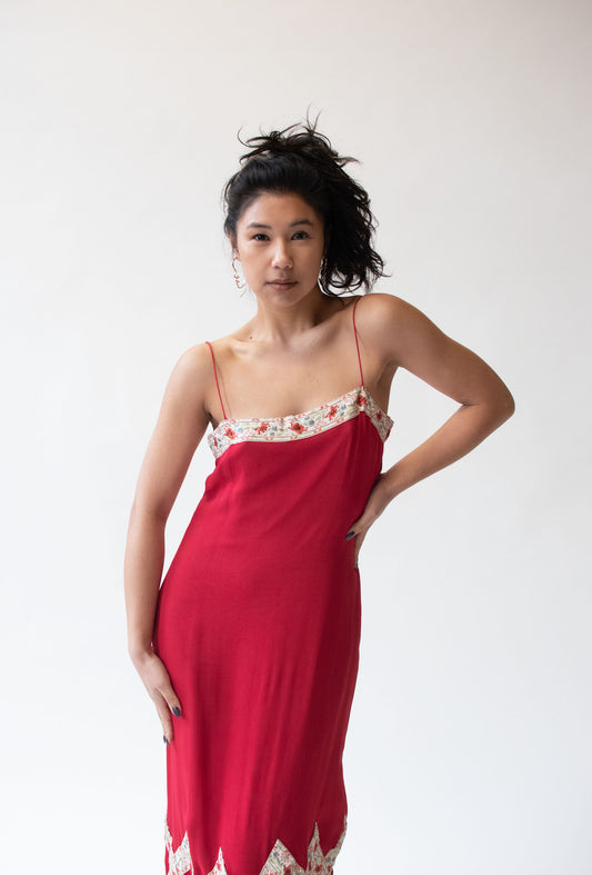 Red Silk Dress | Stavropoulos