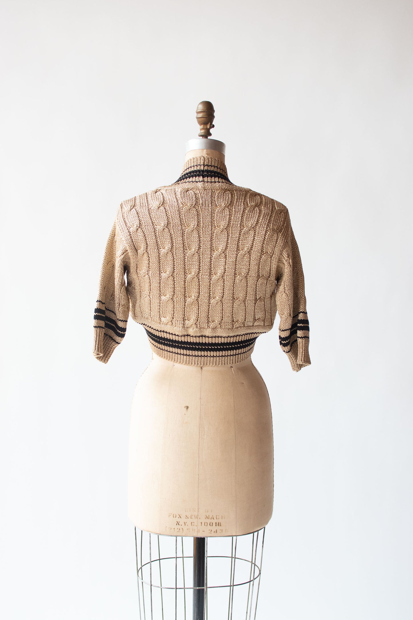 Cable Knit Bolero | Moschino Couture!
