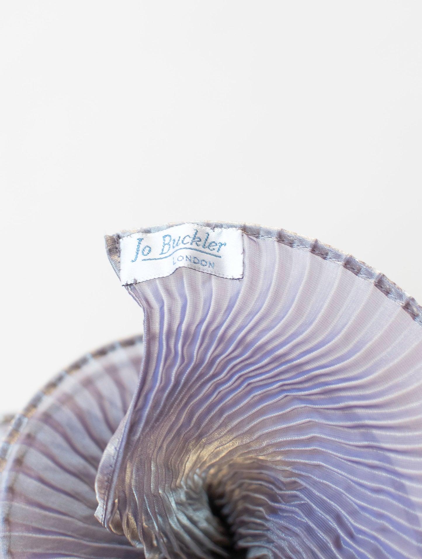 Iridescent Pleated Scarf | Jo Buckler