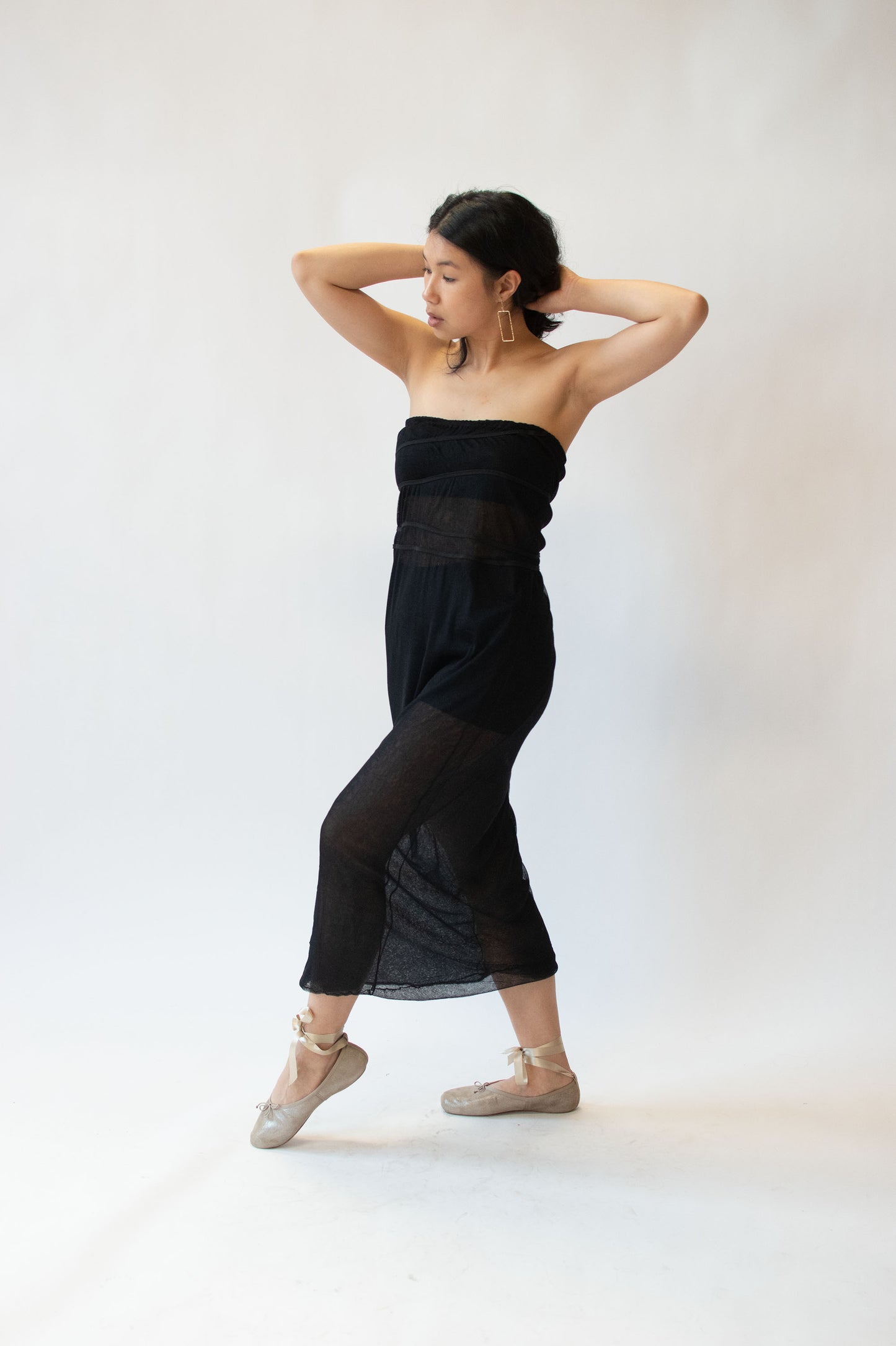 1990s Black Tube Dress | Helmut Lang