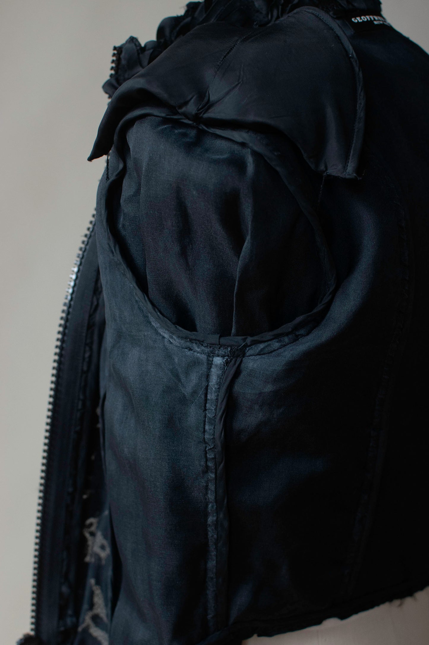 Ribbon Embroidered Lace Jacket | Geoffrey Beene SS 1988