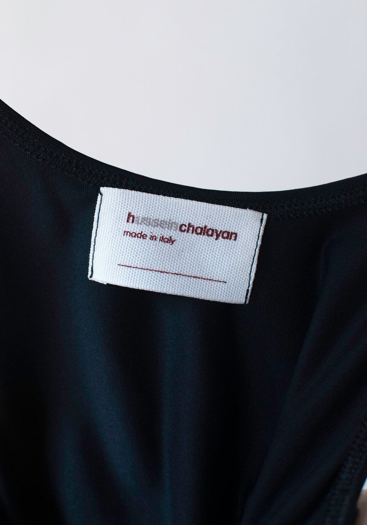 Black Jersey Dress | Hussein Chalayan