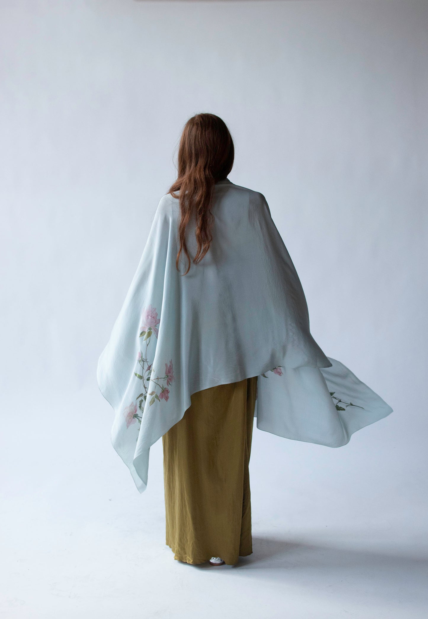 Painted Silk Shawl
