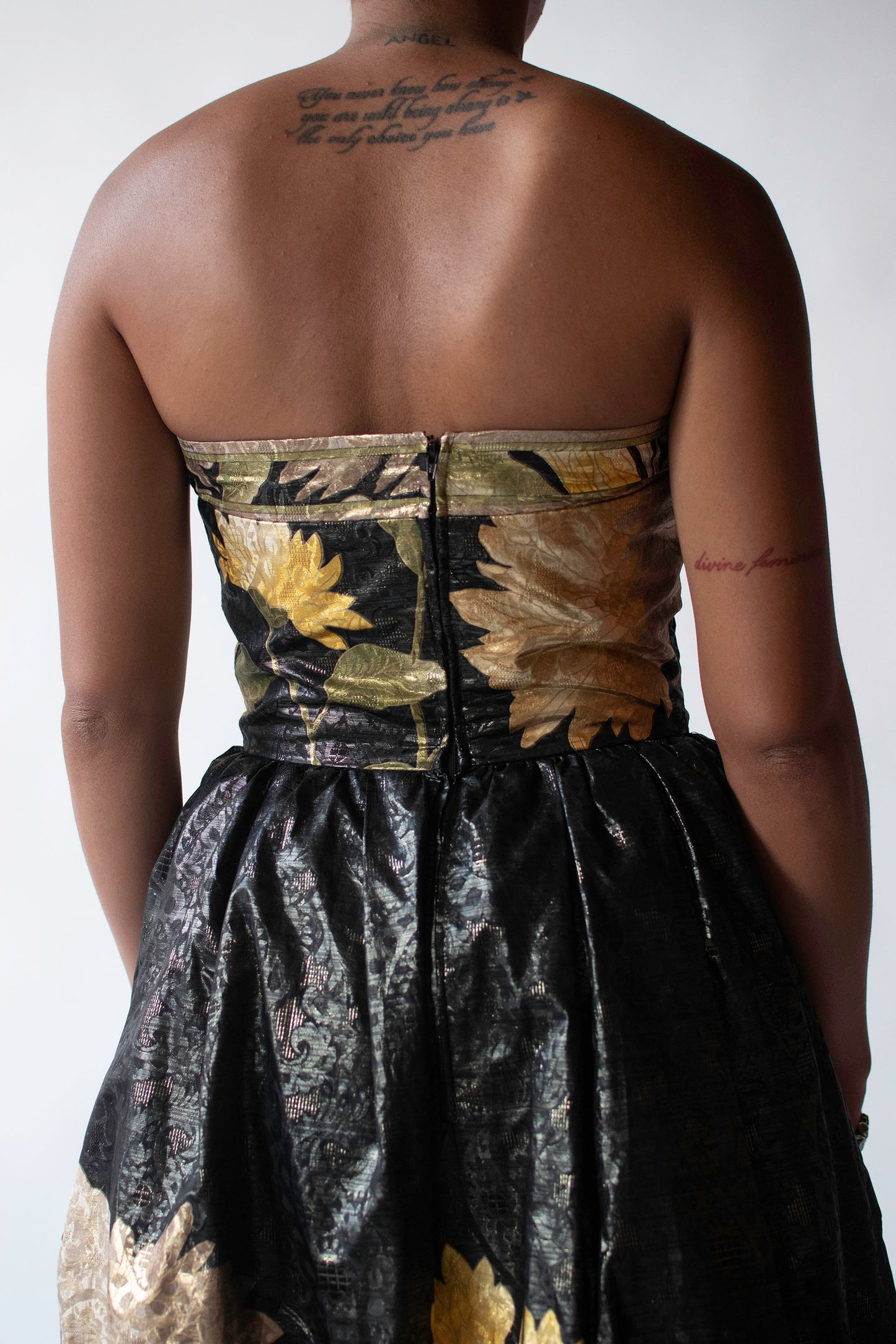 1980s Lame Gown | Leonard Paris