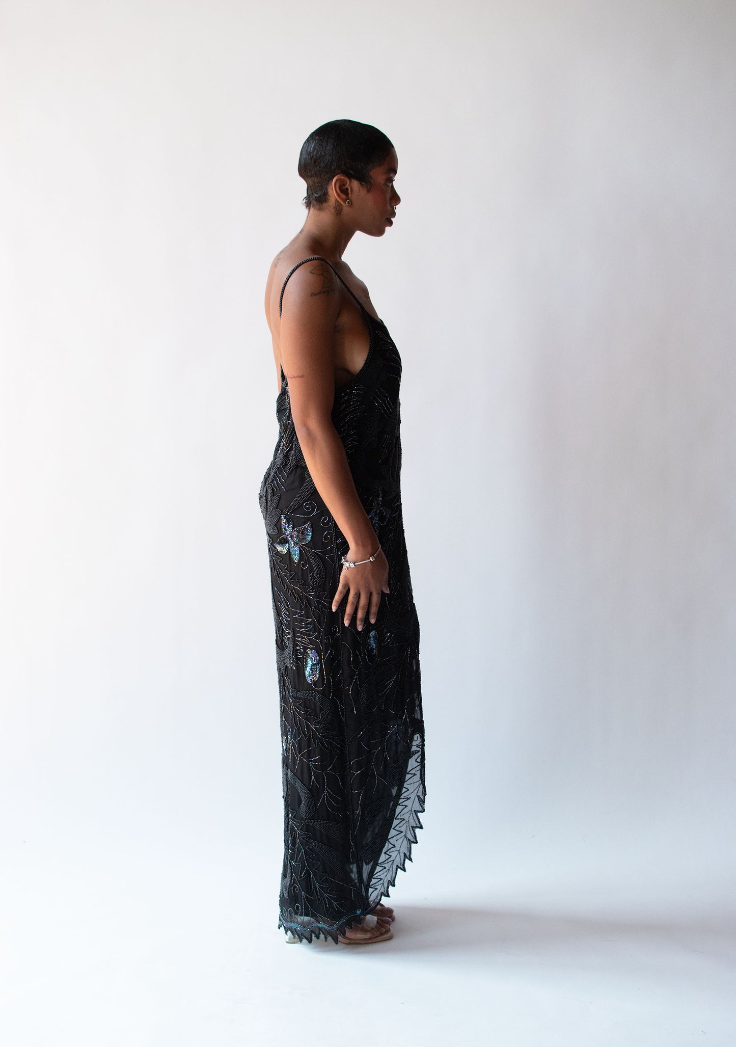 1980s Beaded Dress